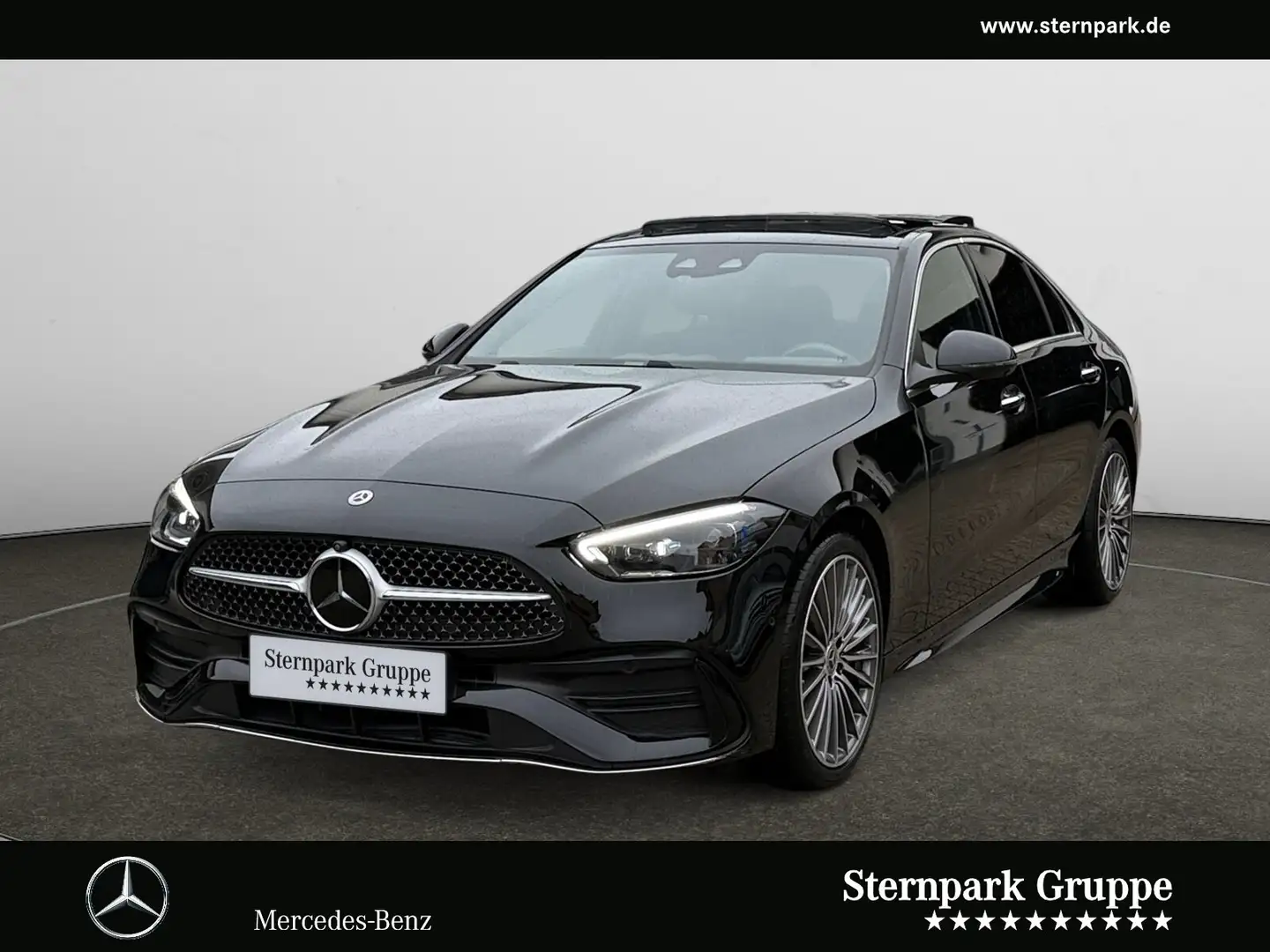 Mercedes-Benz C 300 C 300 d 4M AMG Pano+Distro+HuD+AHK+HAL+360°Memo+ Schwarz - 1