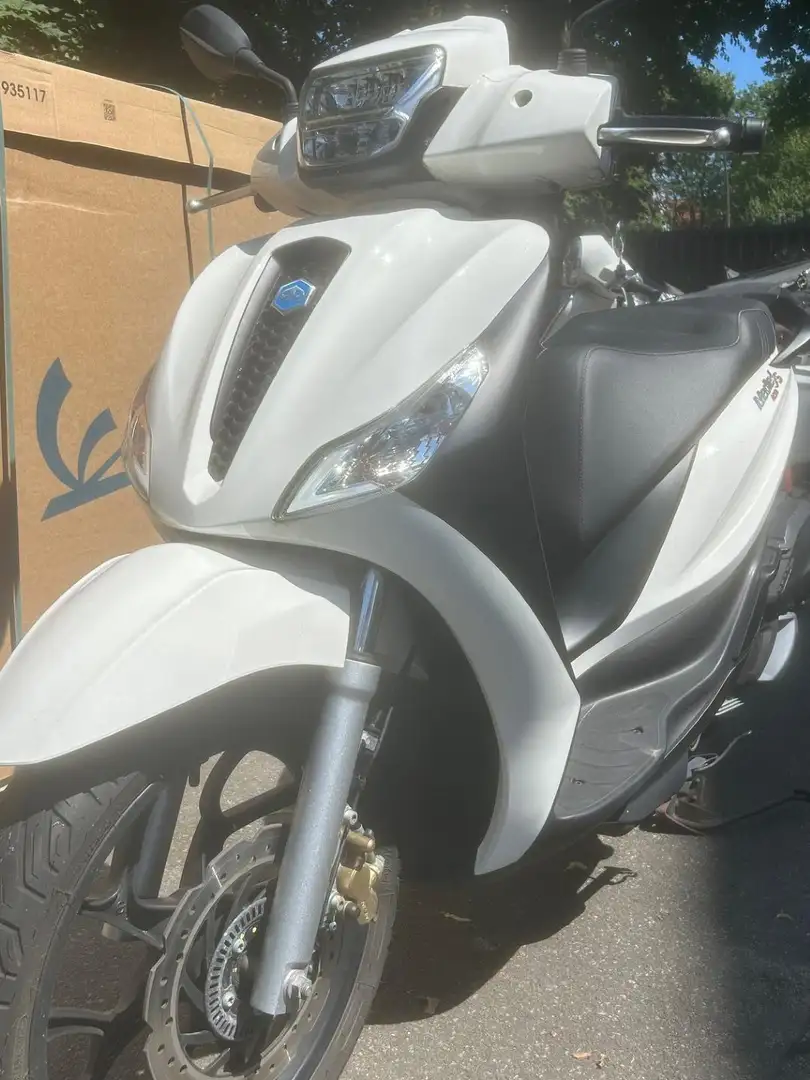 Piaggio MEDLEY 125 SPORT E5 WHITE BR Blanc - 1