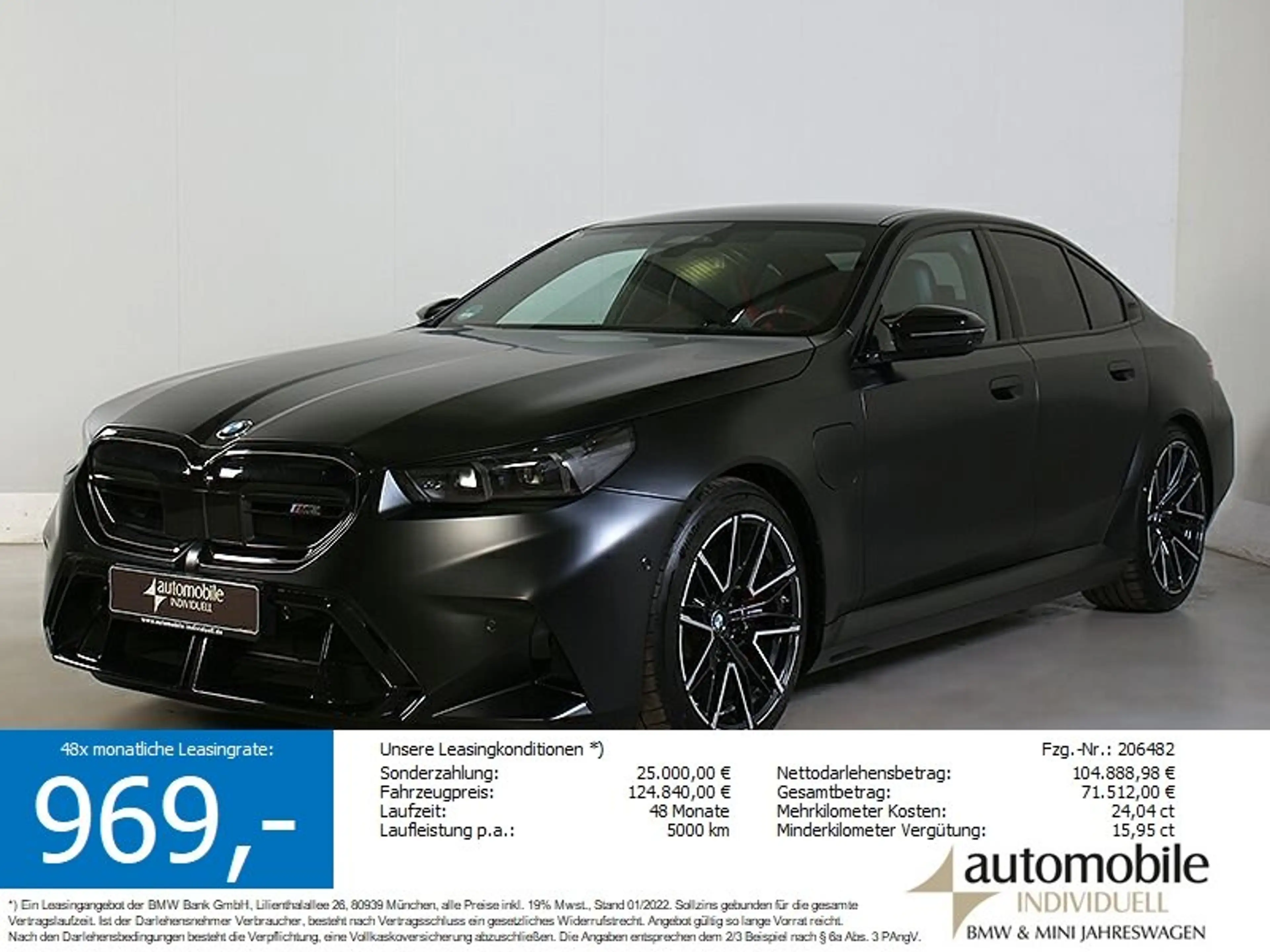 BMW M5 NP 160290.- AHK Panorama ACC B&W V-Max 20/21 — photo 2