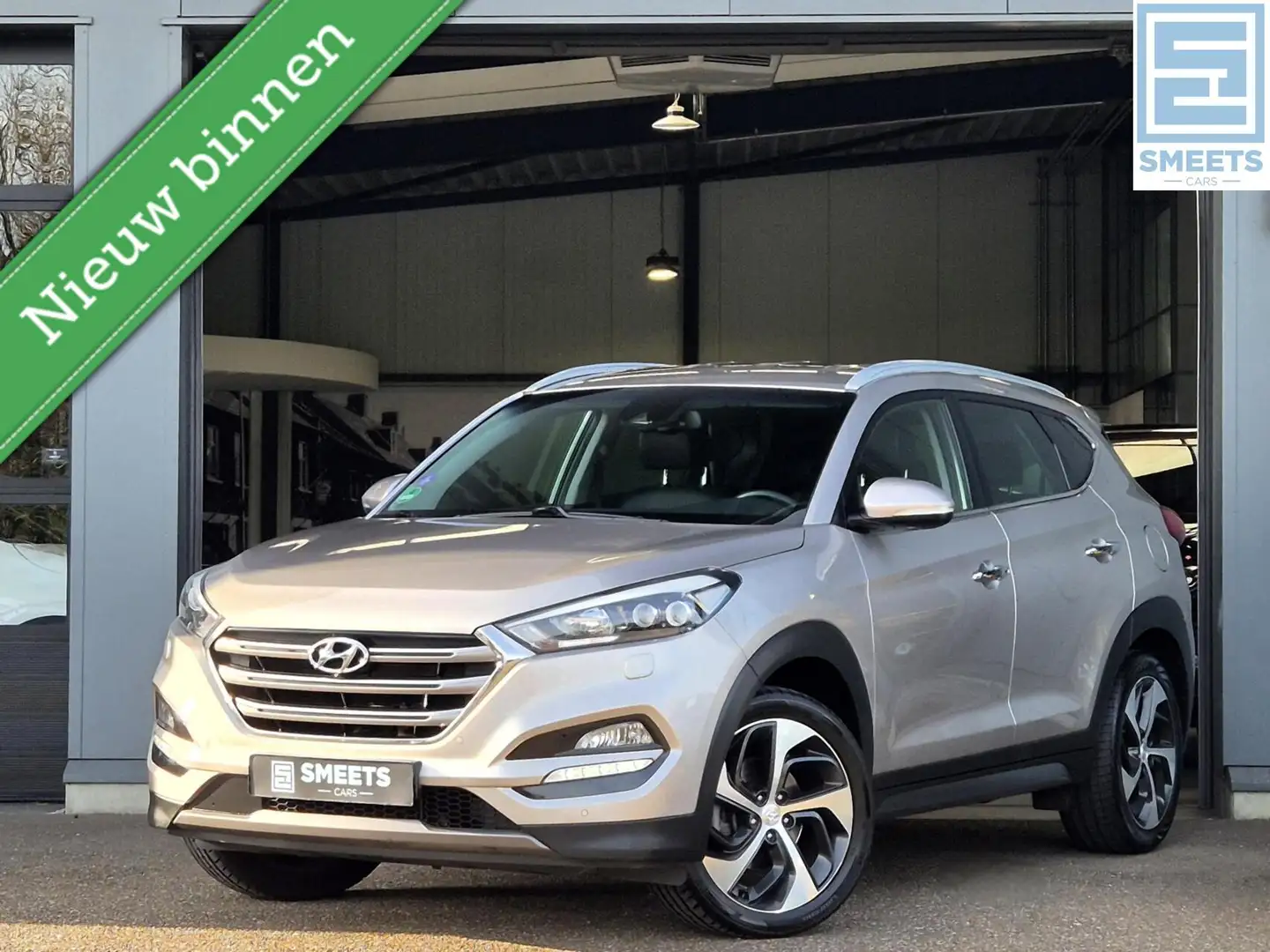 Hyundai TUCSON 1.6 GDi Premium |Leer|Navi|Cam|Clima|Cruise Gris - 1