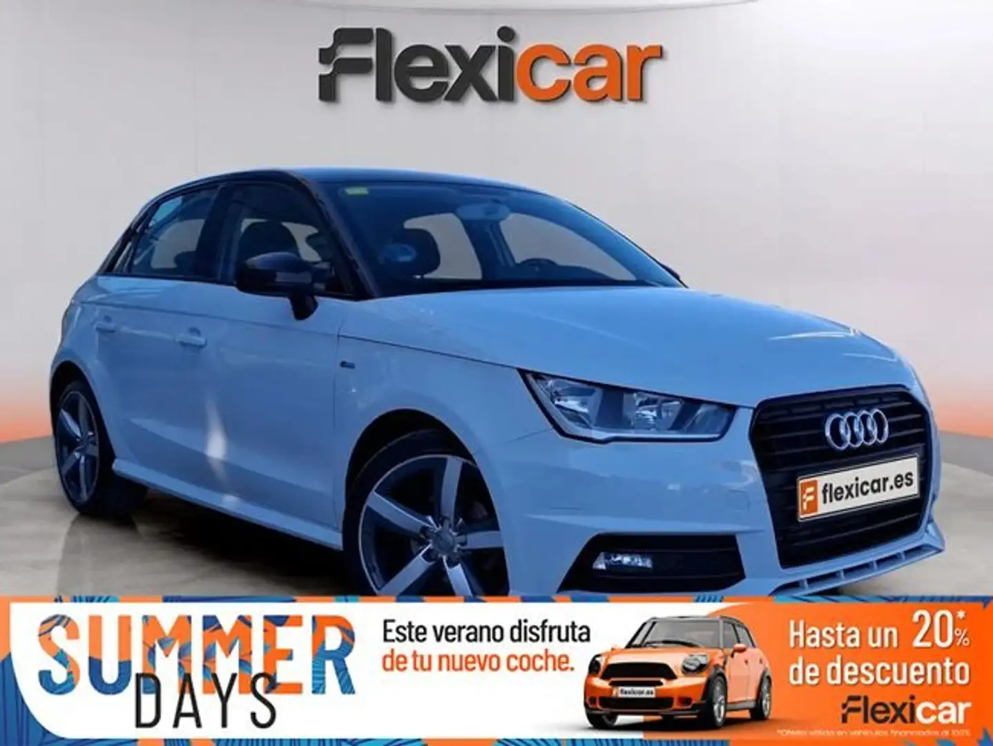 Audi A1 Adrenalin+1.4+TDI+66kW+%2890CV%29+Sportback Blanco - 1