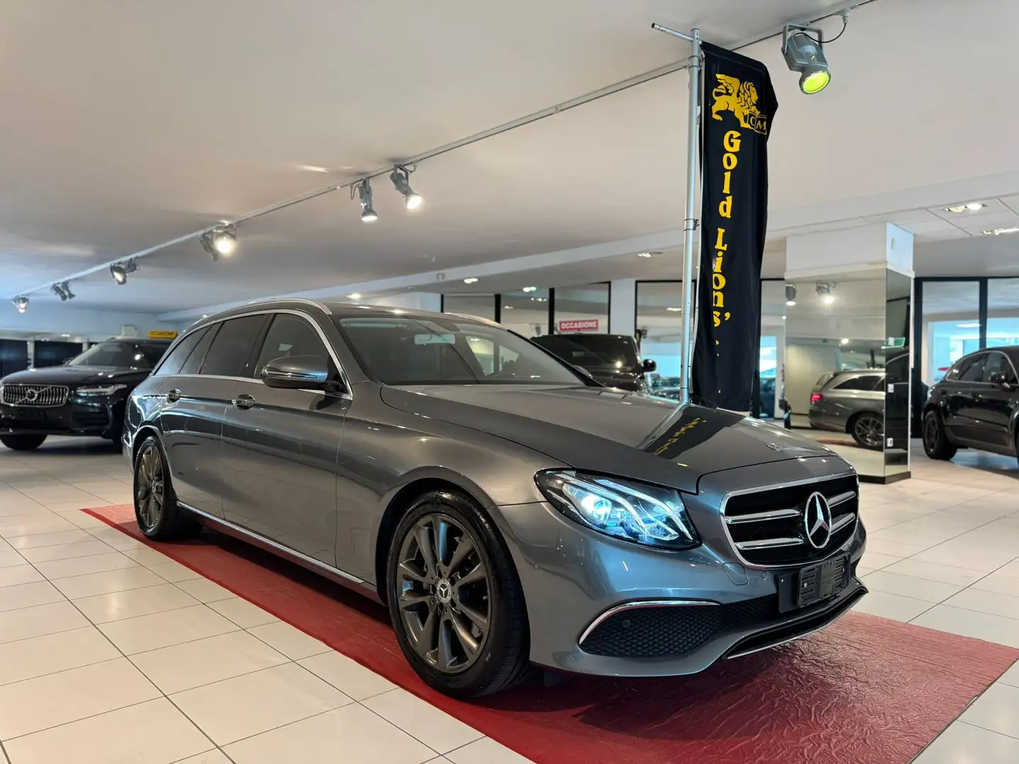 Mercedes-Benz E 220 SW 220 d auto SEDILI RISCALDATI*CRUISE CONTROL Grigio - 1