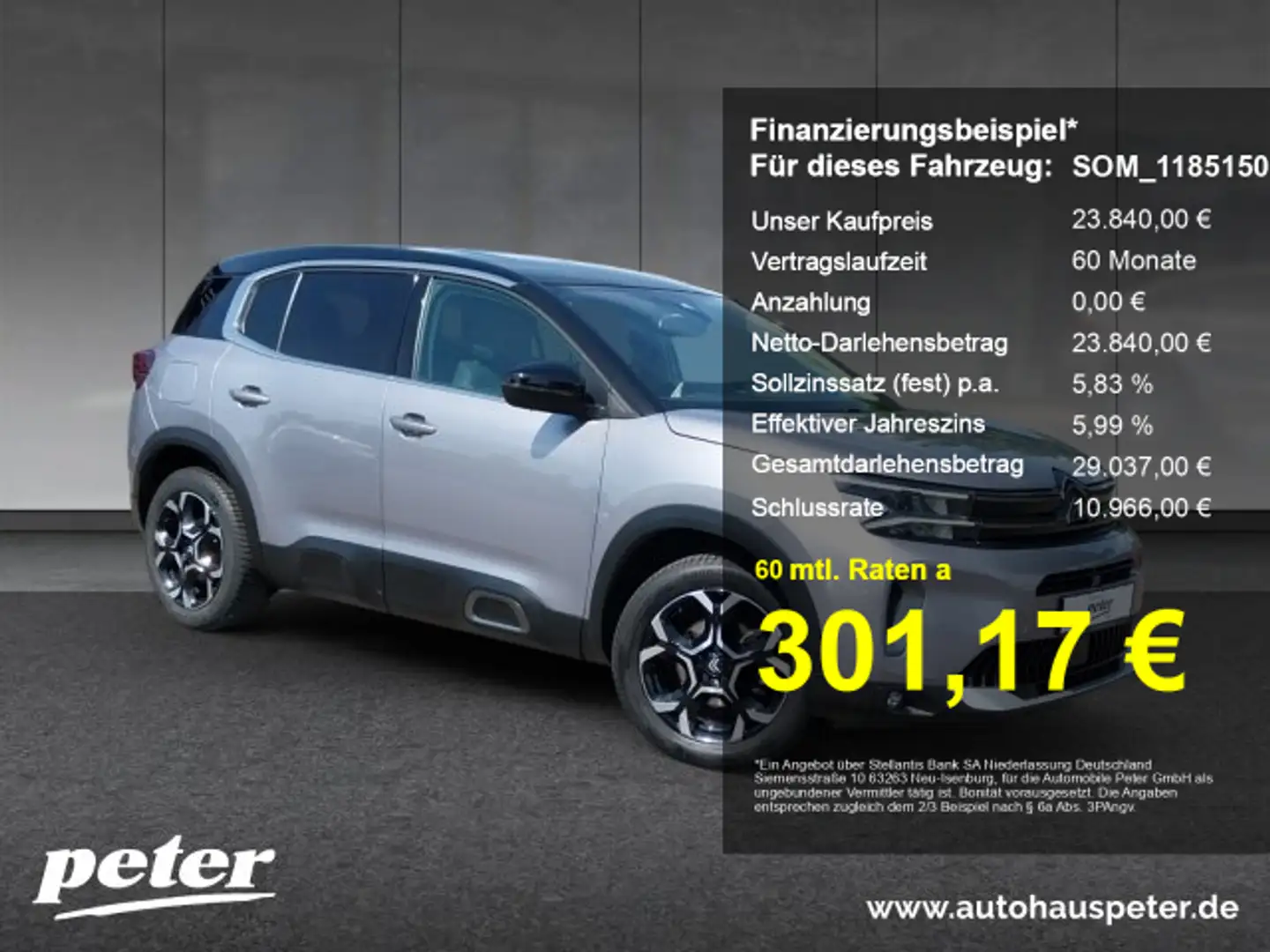 Citroen C5 Aircross Citroën C5 Aircross Max PureTech 130 EAT8 Gris - 1