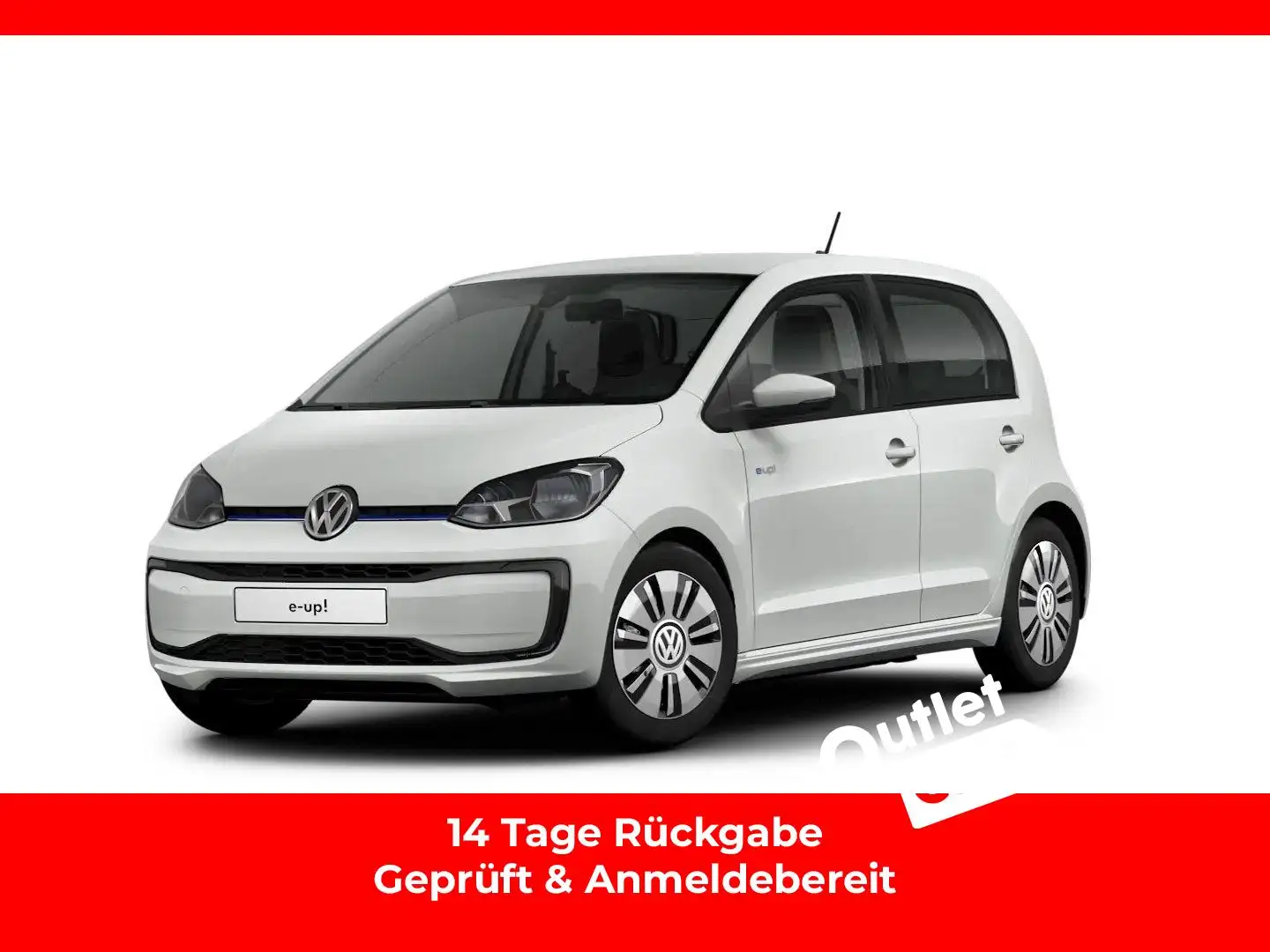 Volkswagen e-up! Aut. LM+PDC+SHZ+AUT+Facelift+KlimaA Weiß - 1