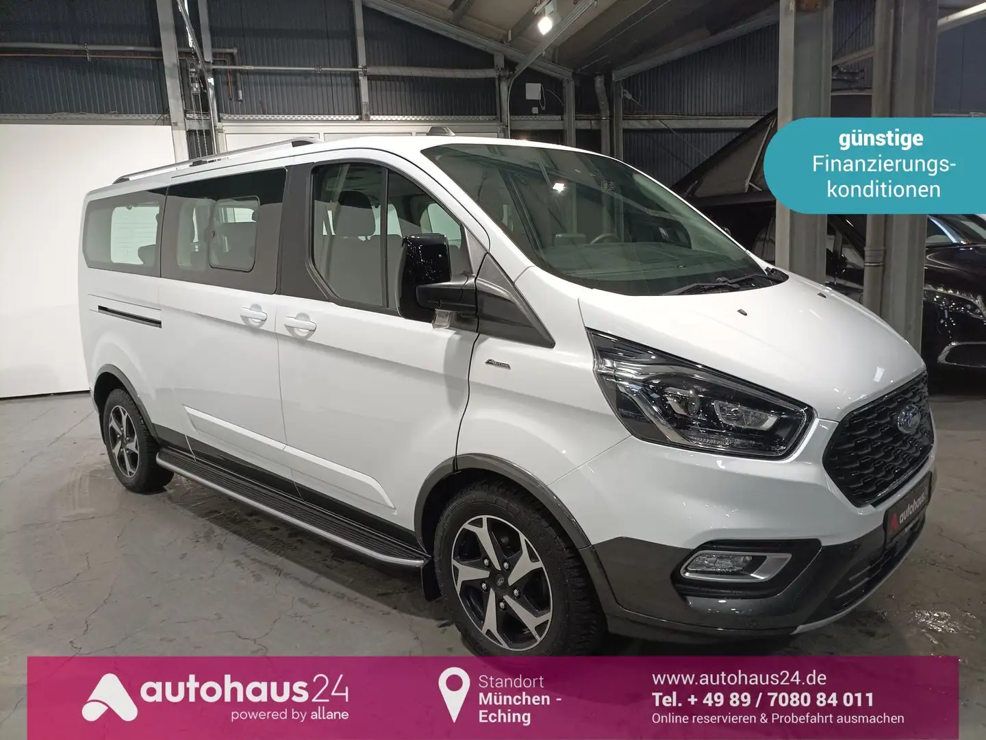 Ford Tourneo Custom 2.0 TDCi L1 Active|PDC|Kamera Weiß - 1