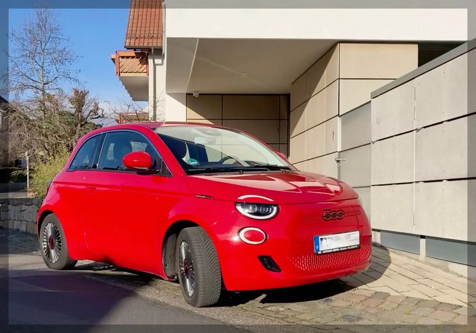 Fiat 500e Red -  limited edition (roter Fahrersitz) Rojo - 1