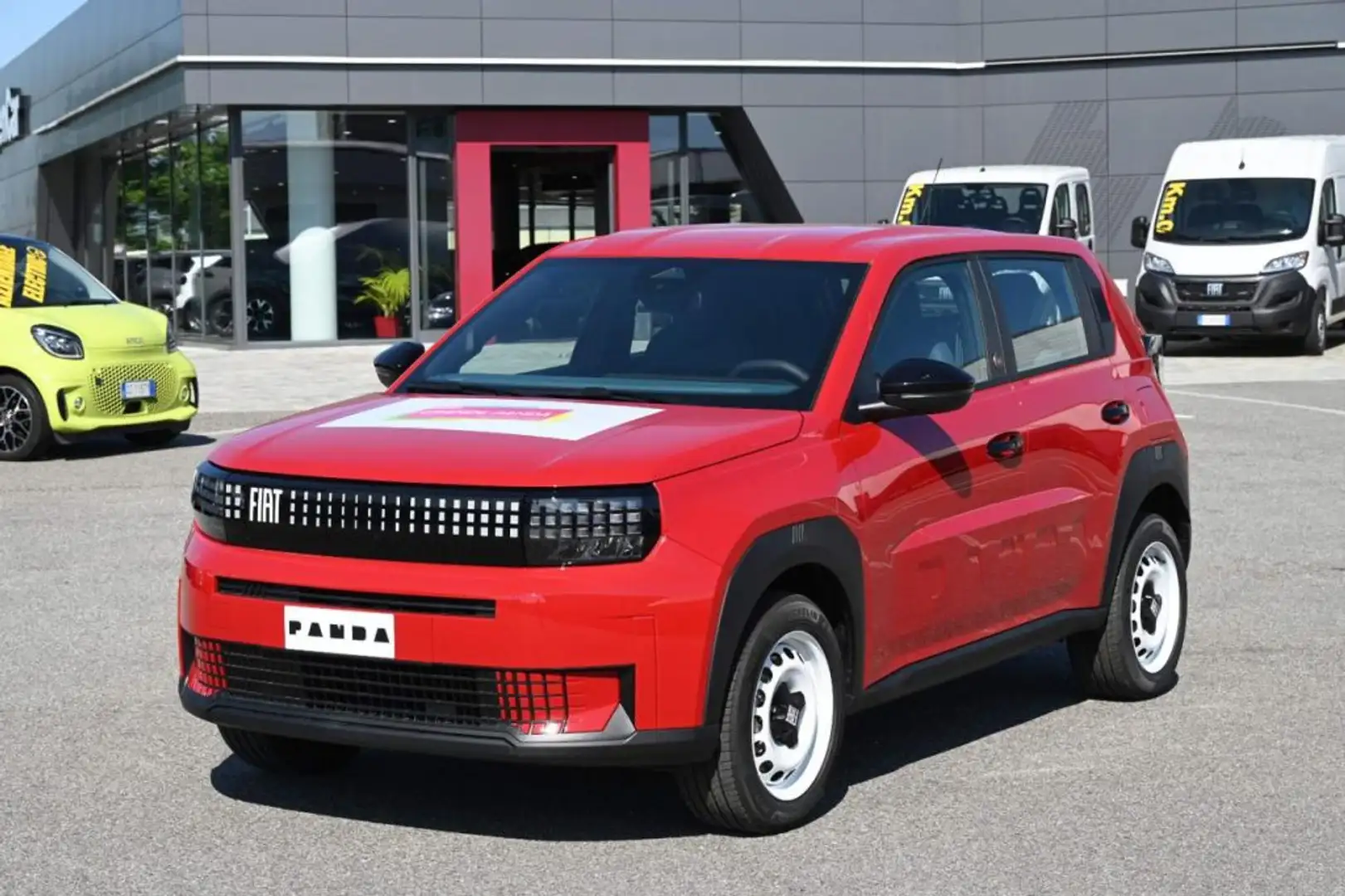 Fiat Grande Panda 44kWh Red Rosso - 1