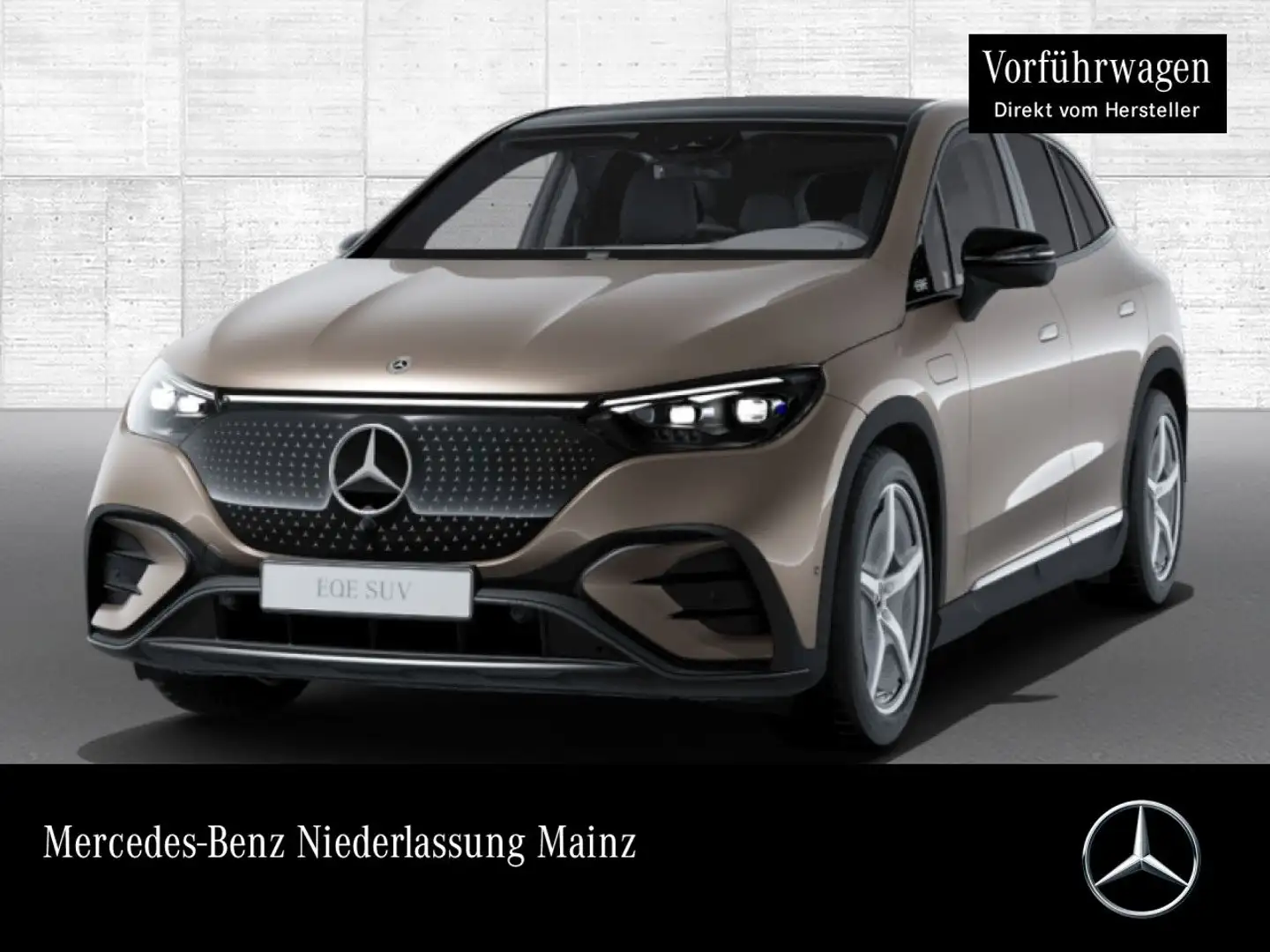 Mercedes-Benz EQE SUV EQE 350 4M AMG+NIGHT+PANO+360+AHK+BURMESTER+TV Brun - 1