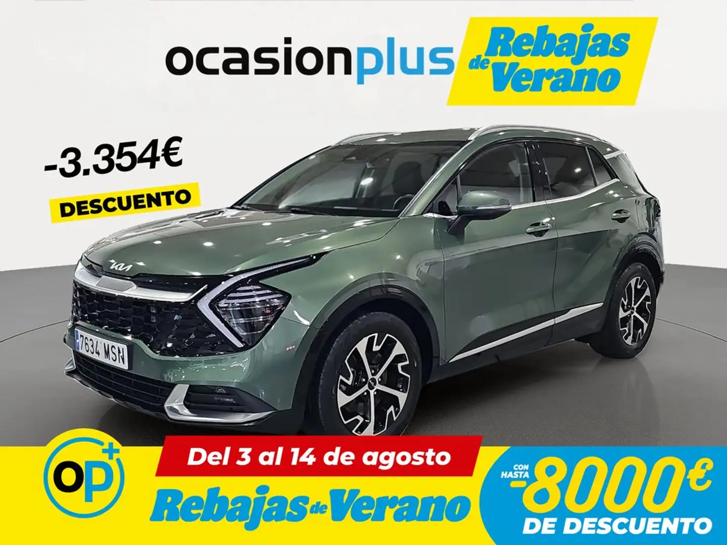 Kia Sportage 1.6 T-GDi MHEV Tech 150 Verde - 1