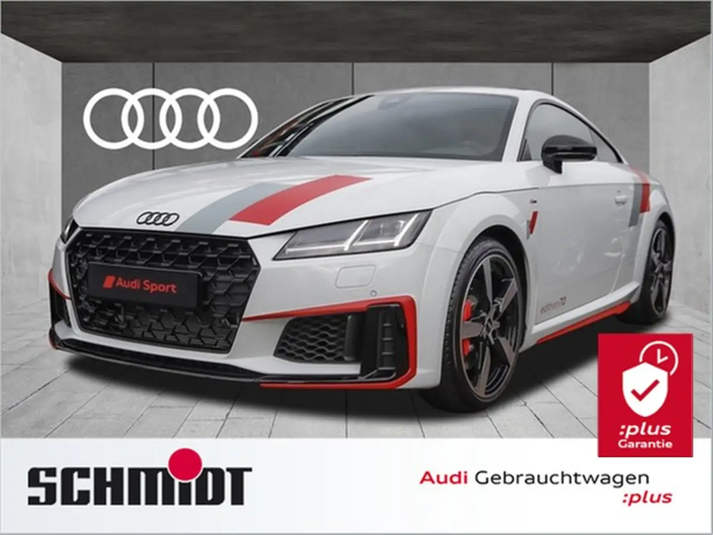 Audi TT Coupé 45 TFSI S line comp. LED Navi virtual Kli... White - 1