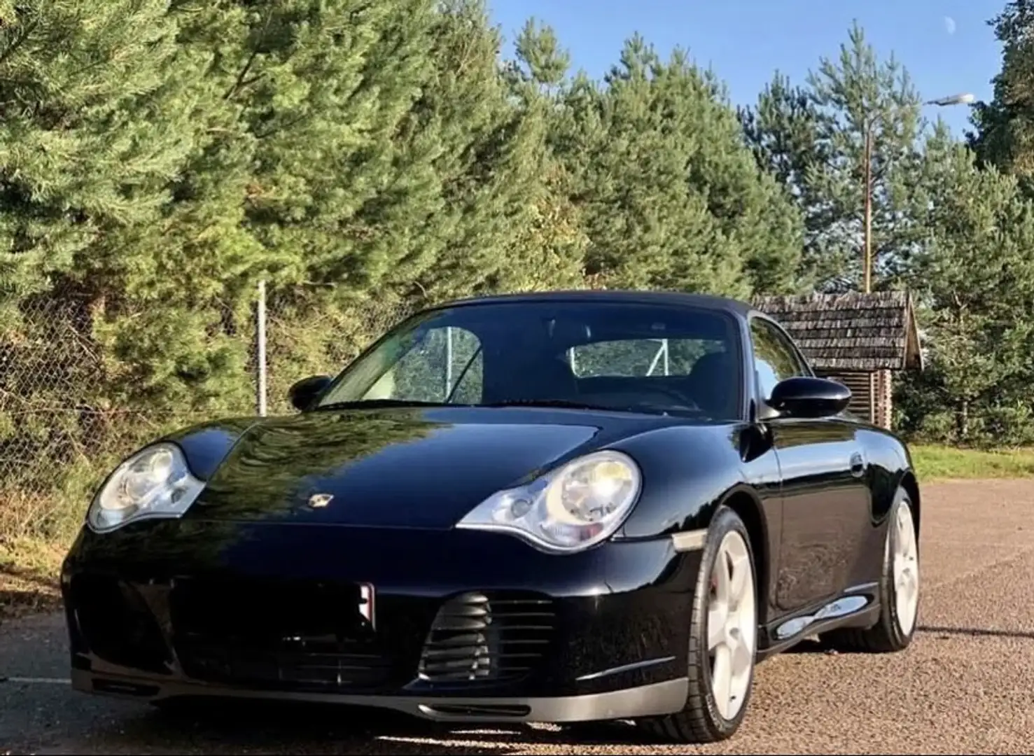 Porsche 911 Cabrio 3.6 Carrera 4S motore revisionato targa oro Fekete - 2