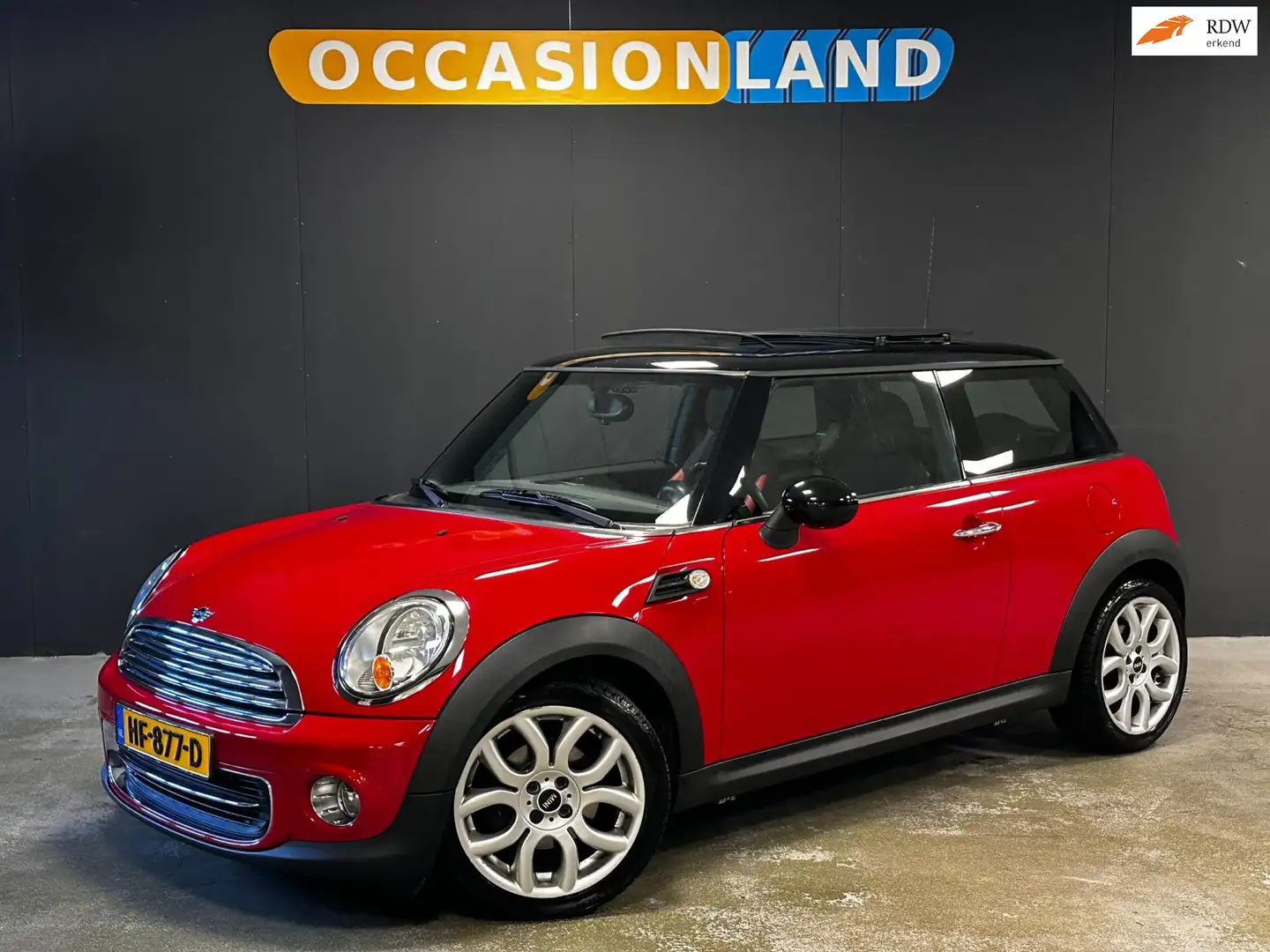 MINI Cooper Mini 1.6 Chili|PANO|STOELV|CRUISE|AIRCO|17INCH| Rot - 1