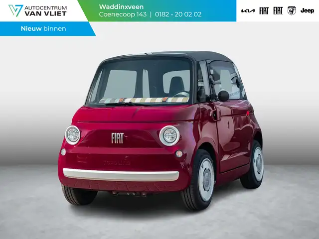 Fiat Topolino | Dutchies Edition | Burgundy Red | Leder Amaretto