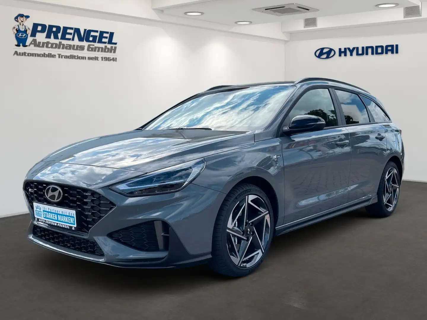 Hyundai i30 CW 1.5 T-GDi 48V N-Line LED/Navi/SHZ/Kamera Gris - 1