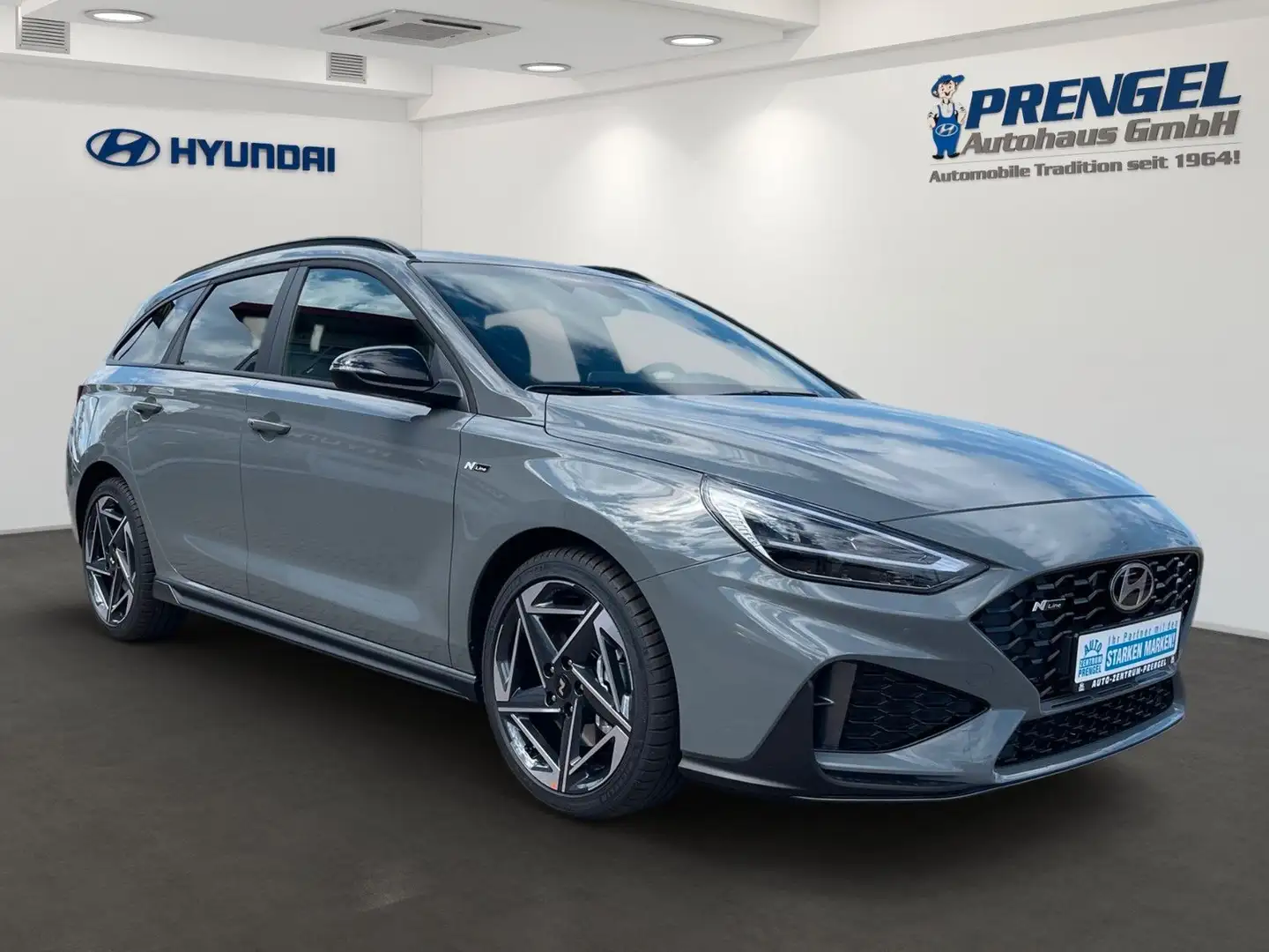 Hyundai i30 CW 1.5 T-GDi 48V N-Line LED/Navi/SHZ/Kamera Gris - 2