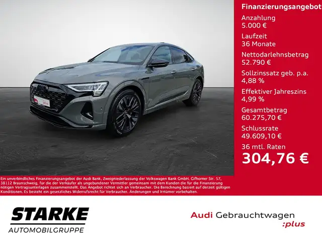 Audi Q8 Sportback 55 e-tron quattro advanced AHK Matrix...