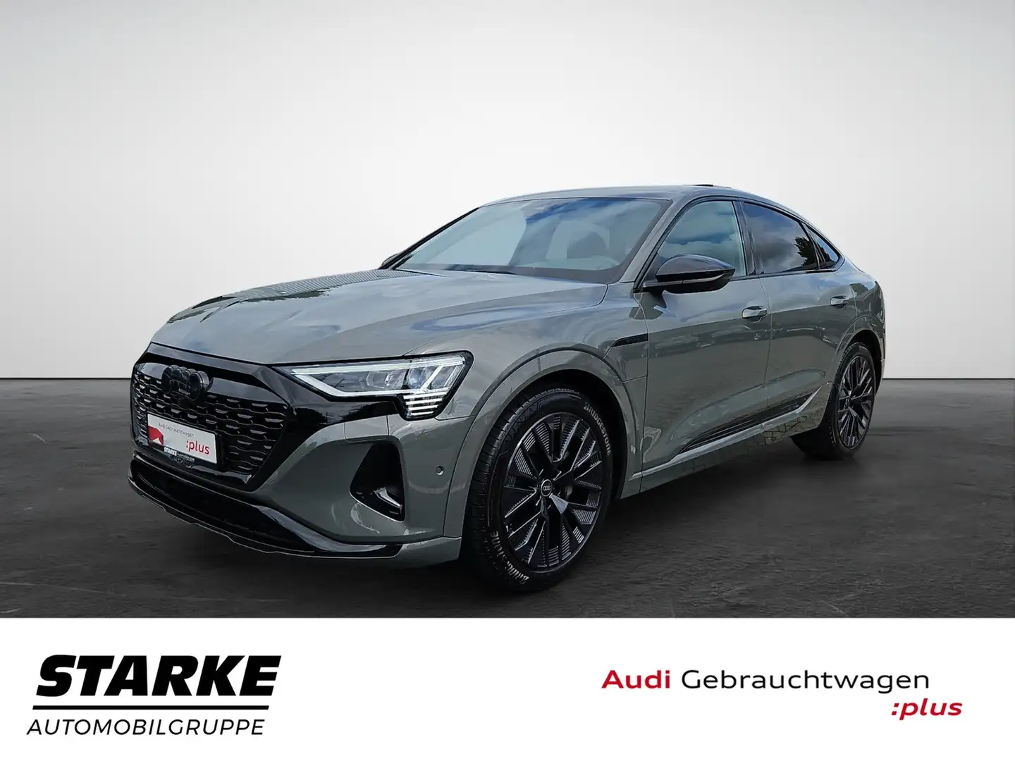 Audi Q8 e-tron 55 Sportback quattro advanced AHK Matrix SHZ As... Grau - 2