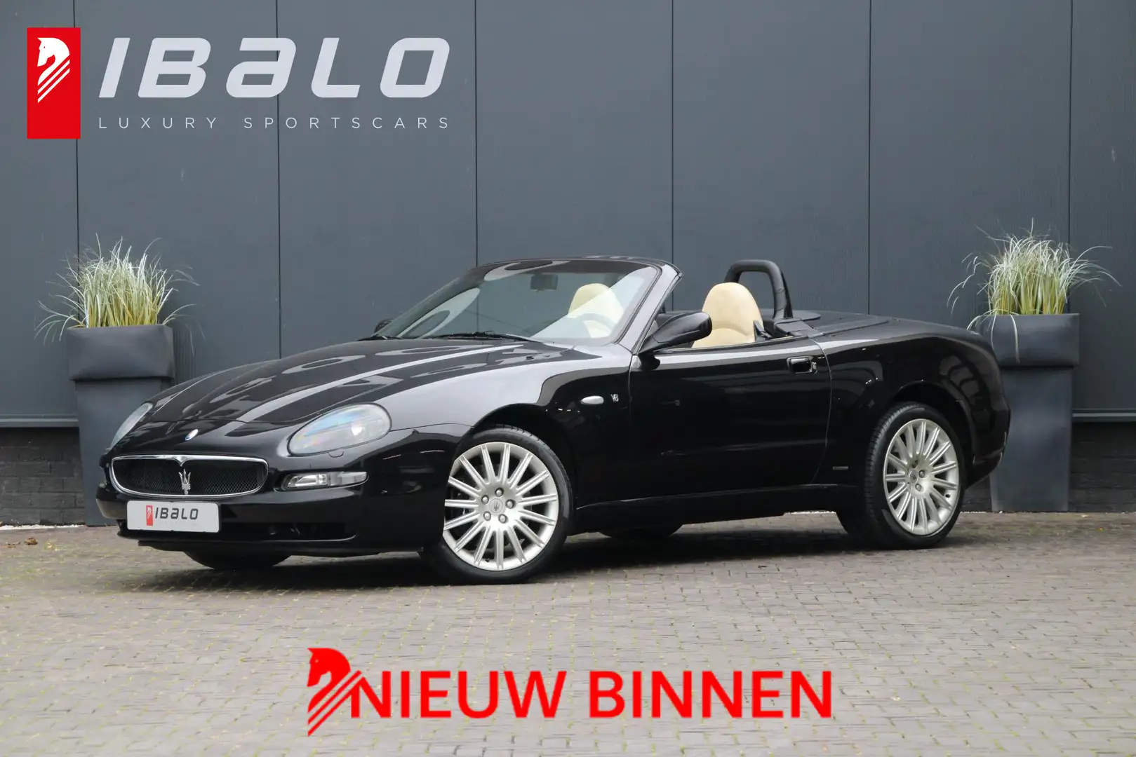 Maserati Spyder 4.2 Cambiocorsa | Ferrari V8 | Topstaat | Noir - 1