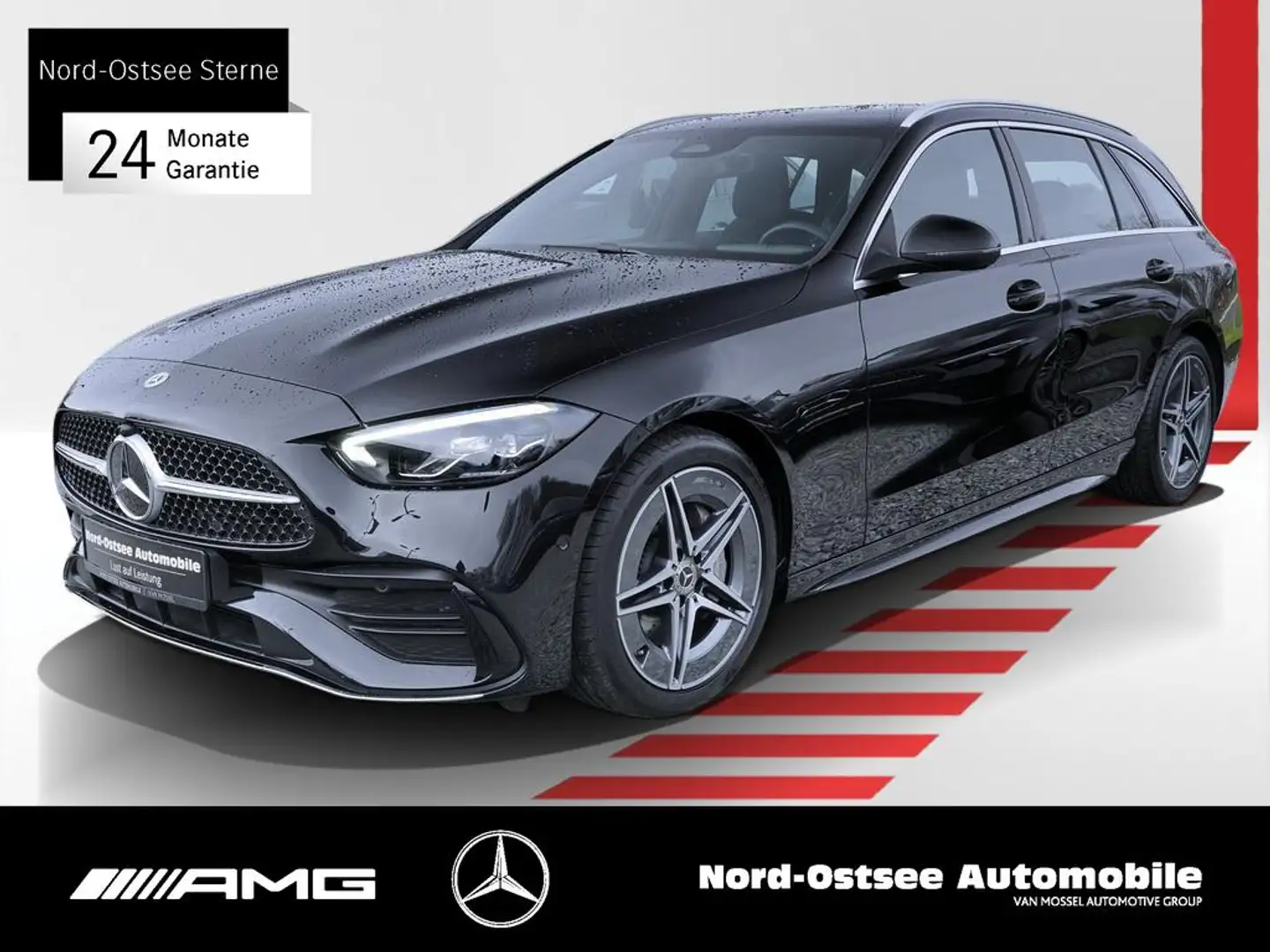 Mercedes-Benz C 220 d T AMG LED DISTRONIC KAMERA AMBIENTE Schwarz - 1