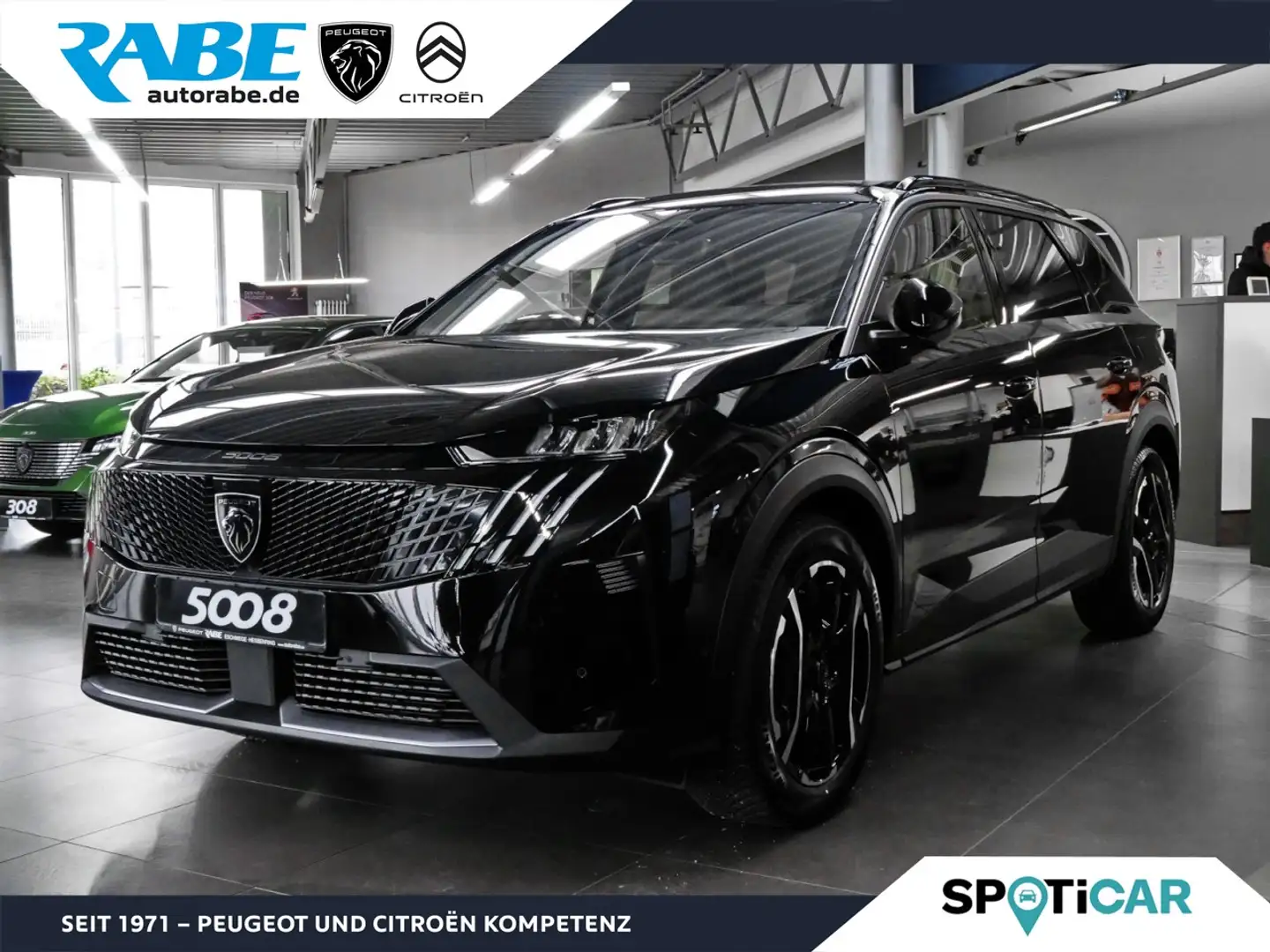 Peugeot 5008 -e Allure 210 7-Sitzer+Keyless+ACC+NAV+AHK Klima Fekete - 1