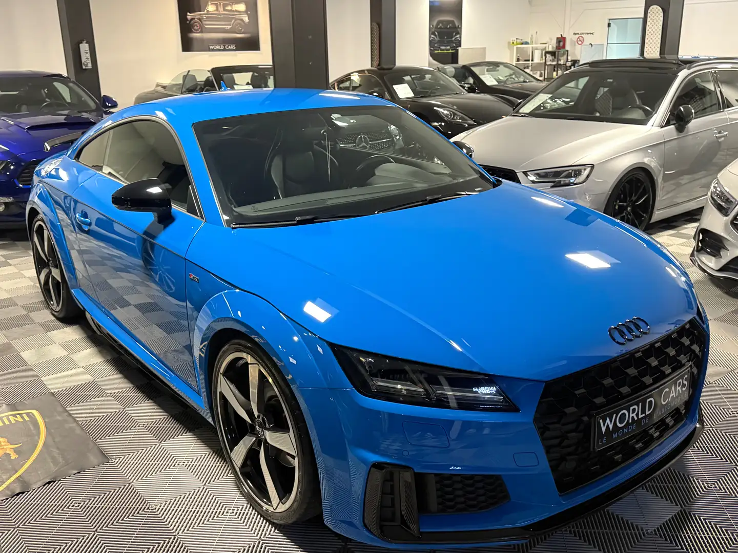 Audi TT 40TFSI 197CV S-LINE COMPETITION / BOITE AUTO FULL Bleu - 2