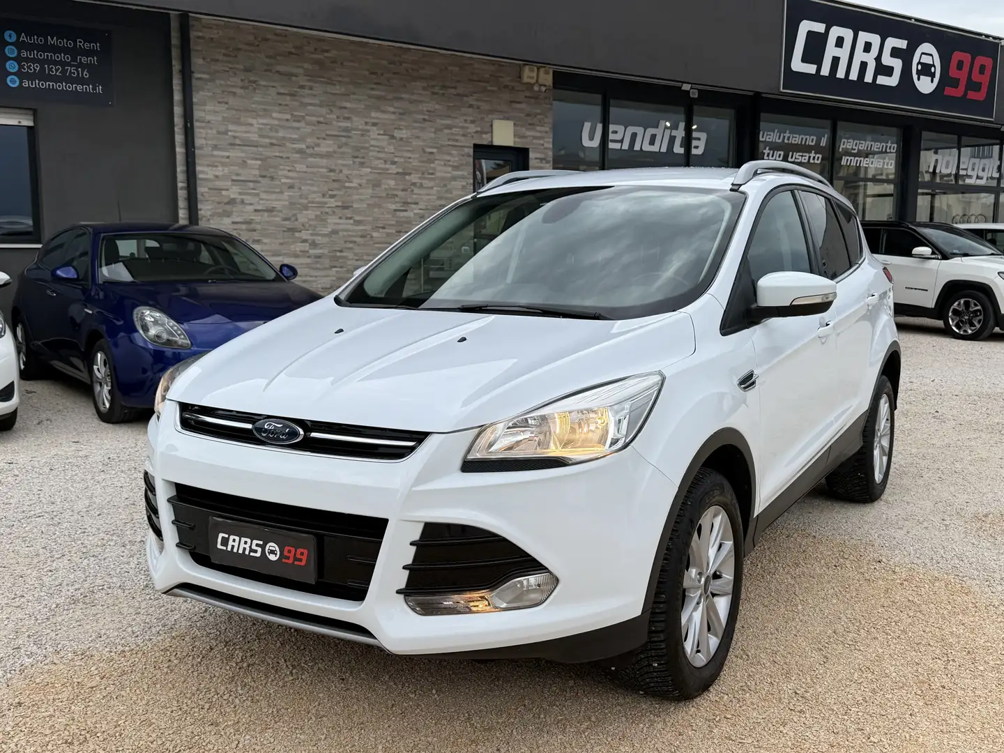 Ford Kuga 2.0 tdci Titanium 4wd s&s 150cv powershift E6 Bianco - 1
