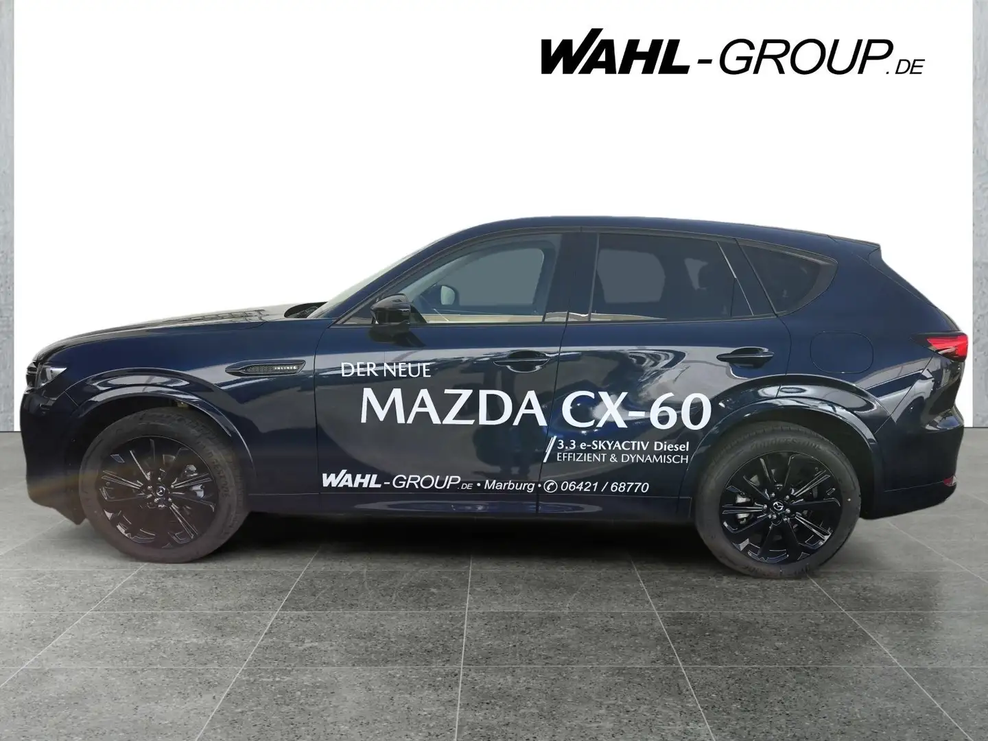 Mazda CX-60 3.3 SkyactiveD 200 Homura *MATRIX*LEDER*PANO*RFK* Blauw - 2