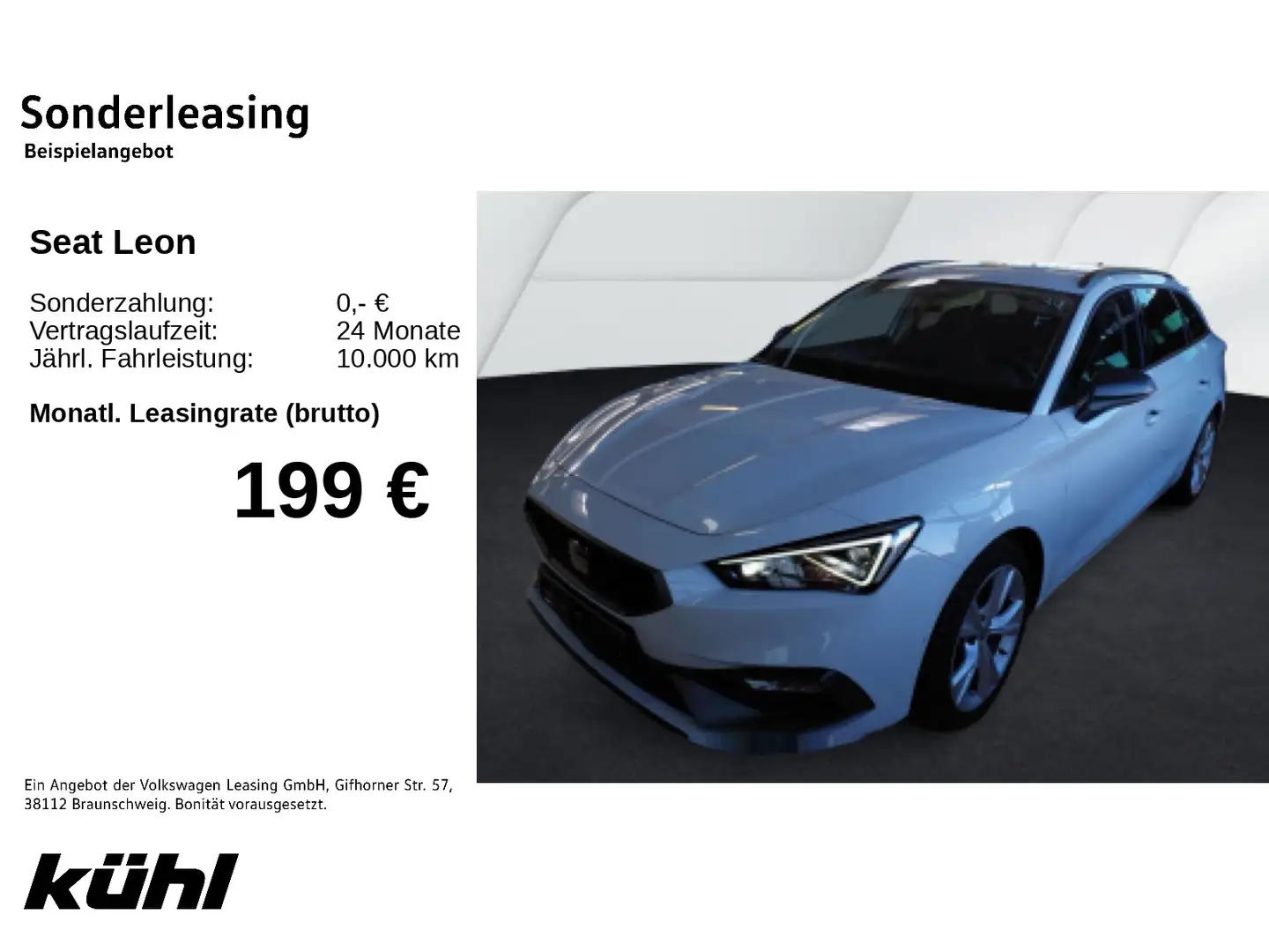 SEAT Leon SP 1.5 eTSI FR LED Kamera App Navi White - 1