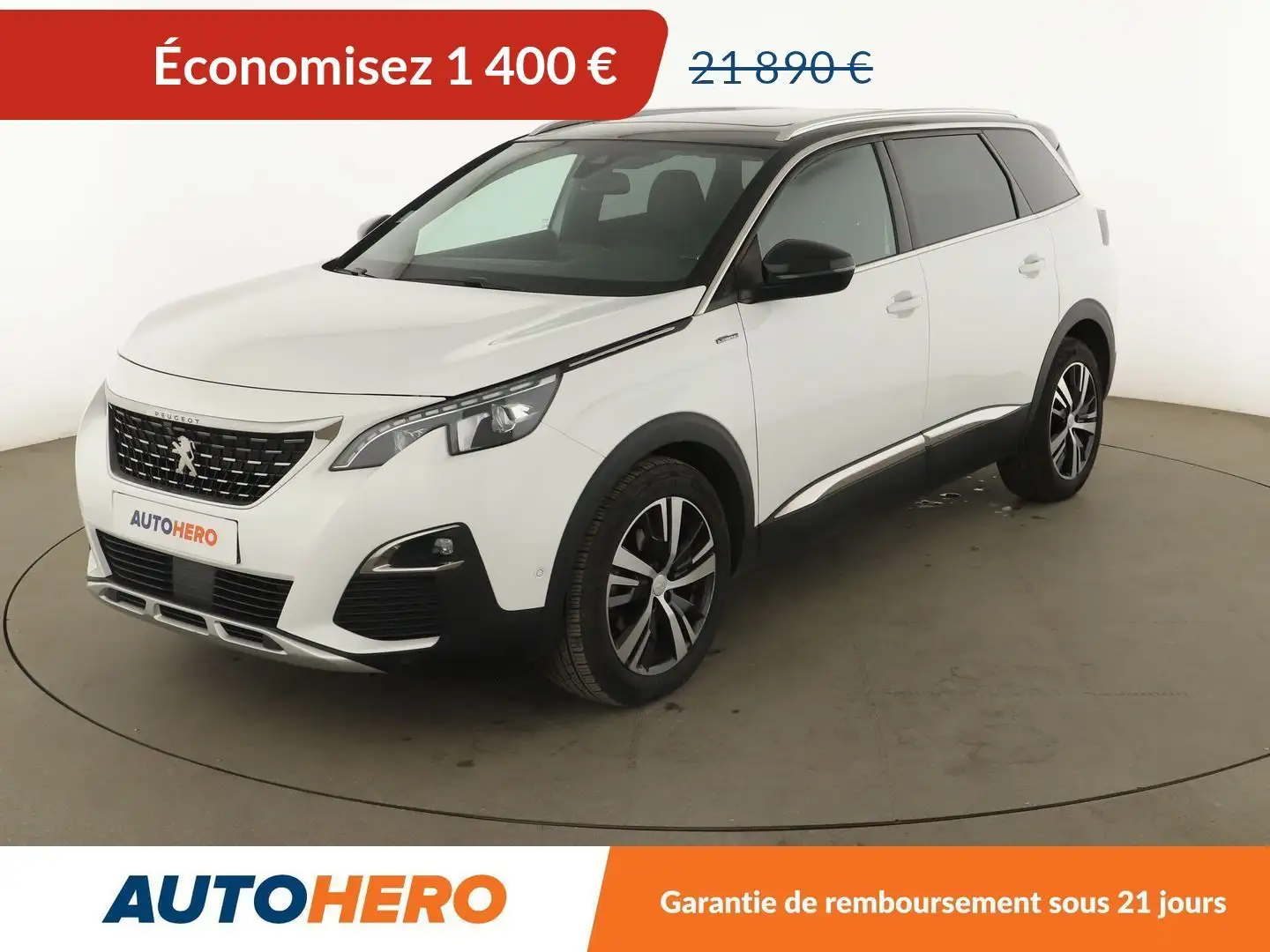 Peugeot 5008 1.6 THP GT Line EAT6 Blanc - 1