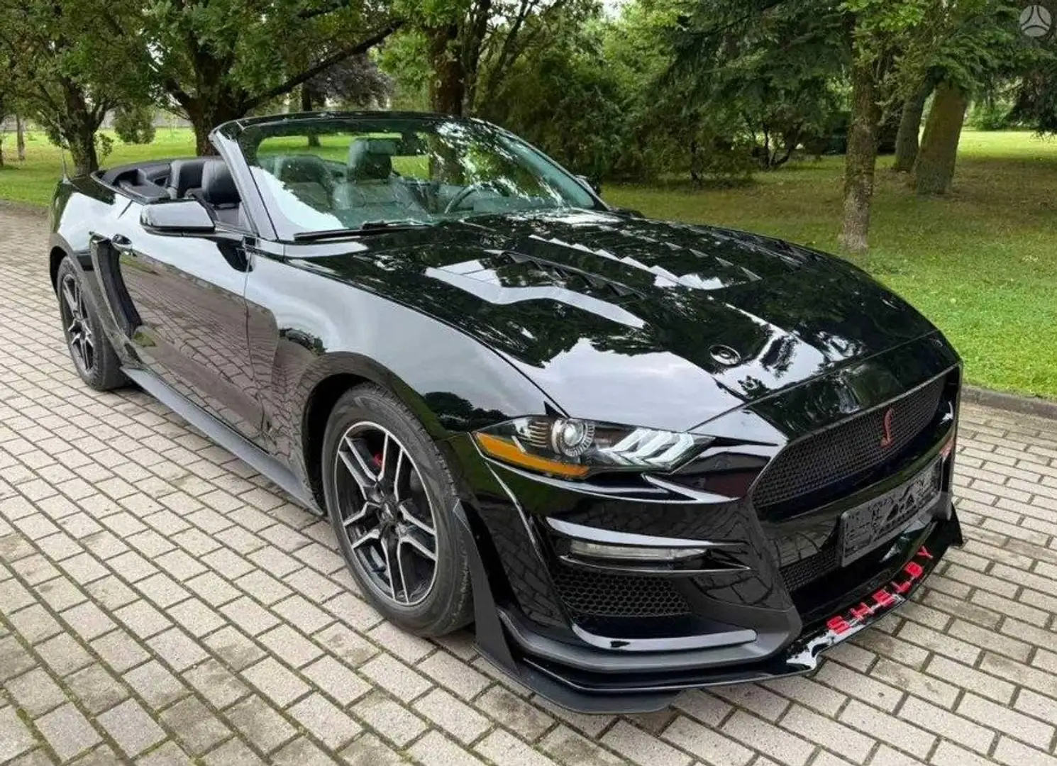 Ford Mustang 2.3 EcoBoost 214kW (Convertible) Noir - 1