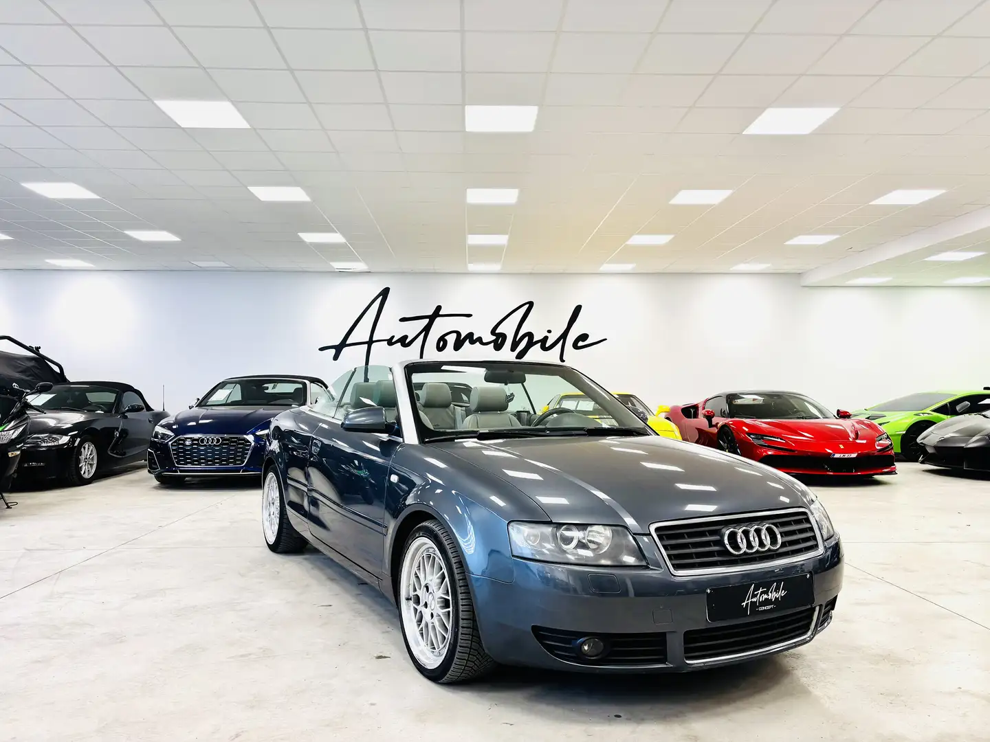 Audi A4 ✅CABRIO✅BOITE AUTO✅BOSE✅CUIR✅RADAR ARRI Bleu - 1