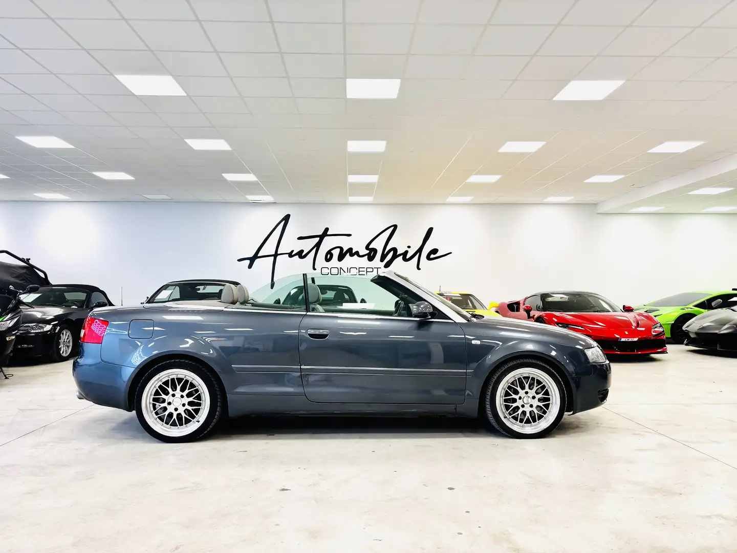 Audi A4 ✅CABRIO✅BOITE AUTO✅BOSE✅CUIR✅RADAR ARRI Bleu - 2