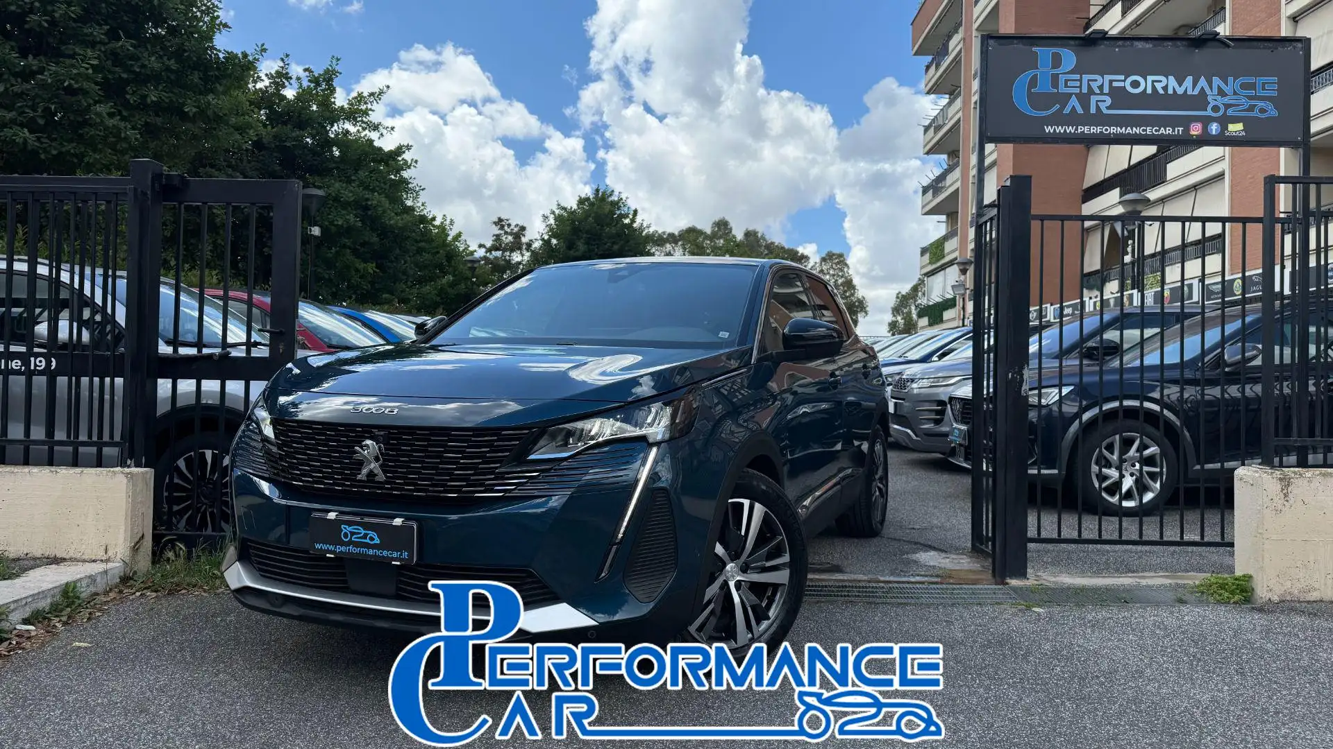 Peugeot 3008 HYBRID 136CV e-DCS6 ALLURE*FULL LED*CARPLAY*C.L.18 Mavi - 1