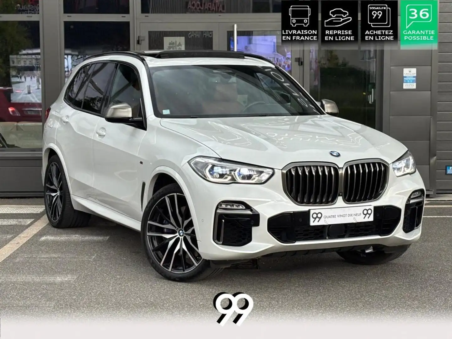 BMW X5 M50d - BVA Sport 5pl Biały - 1