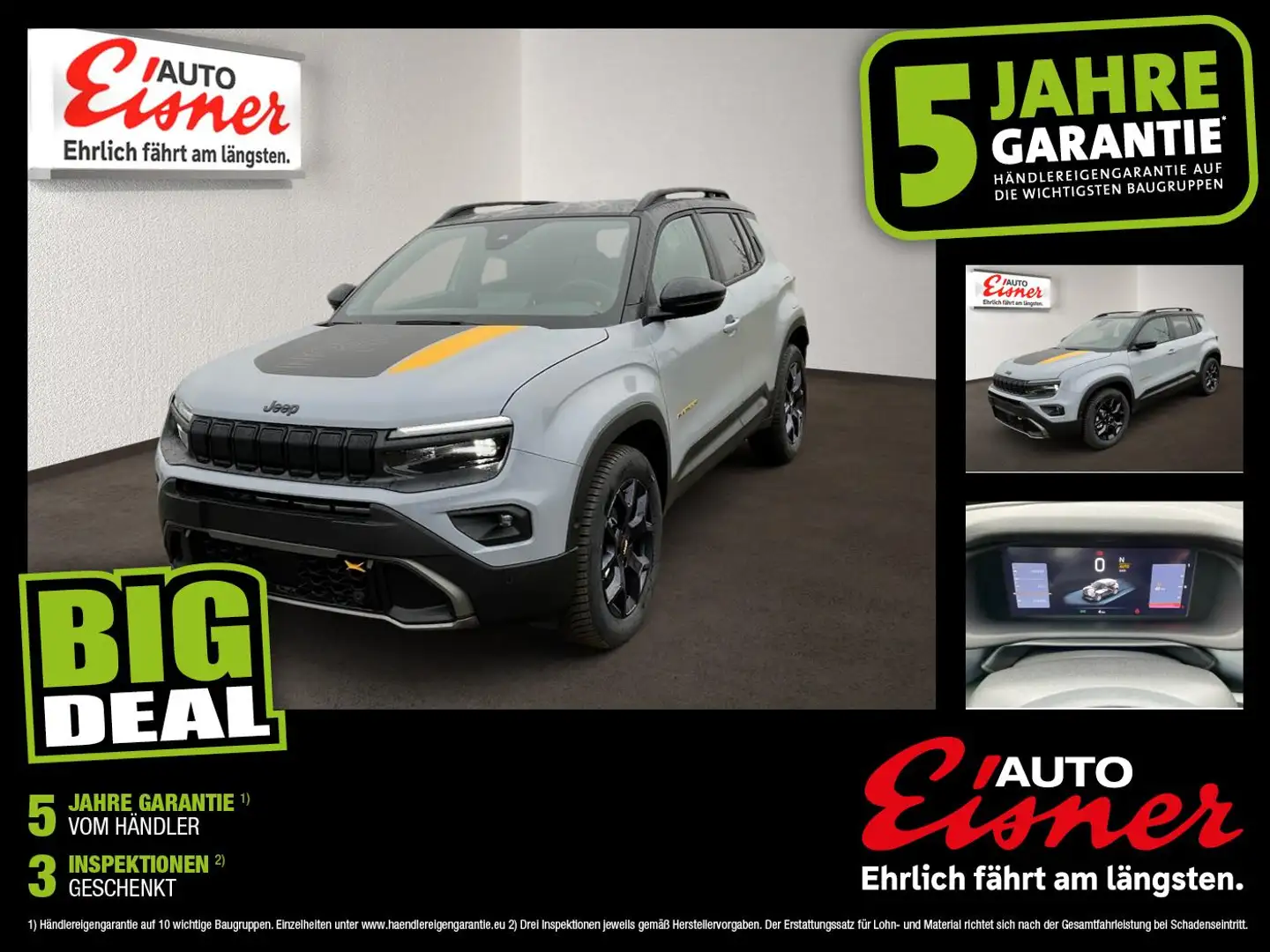 Jeep Avenger 1.2 T3 NORTH FACE 4XE Schwarz - 1