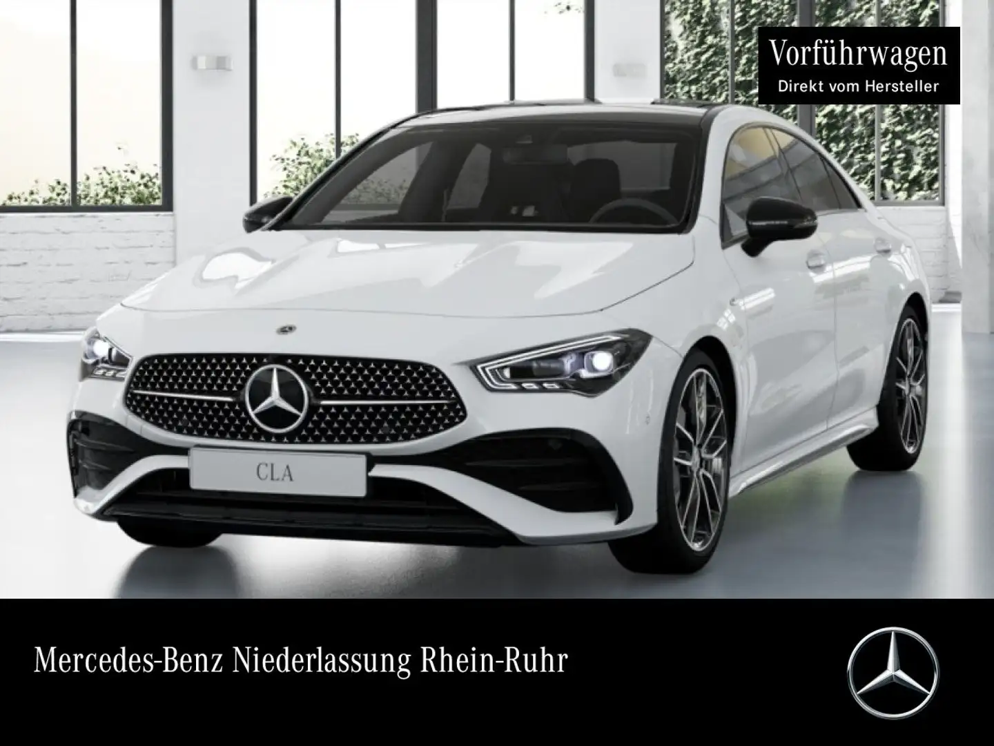Mercedes-Benz CLA 250 e AMG+NIGHT+PANO+MULTIBEAM+KAMERA+KEYLESS Weiß - 1