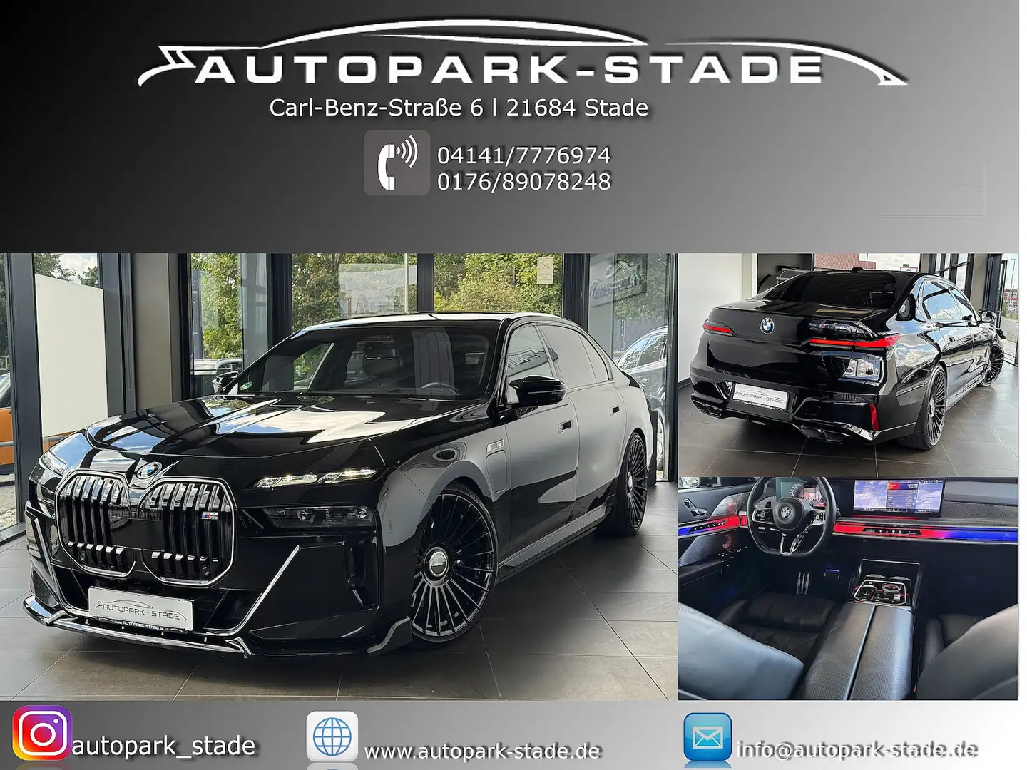 BMW 760 e xDr. M Performance Executive Lounge VOLL Schwarz - 1