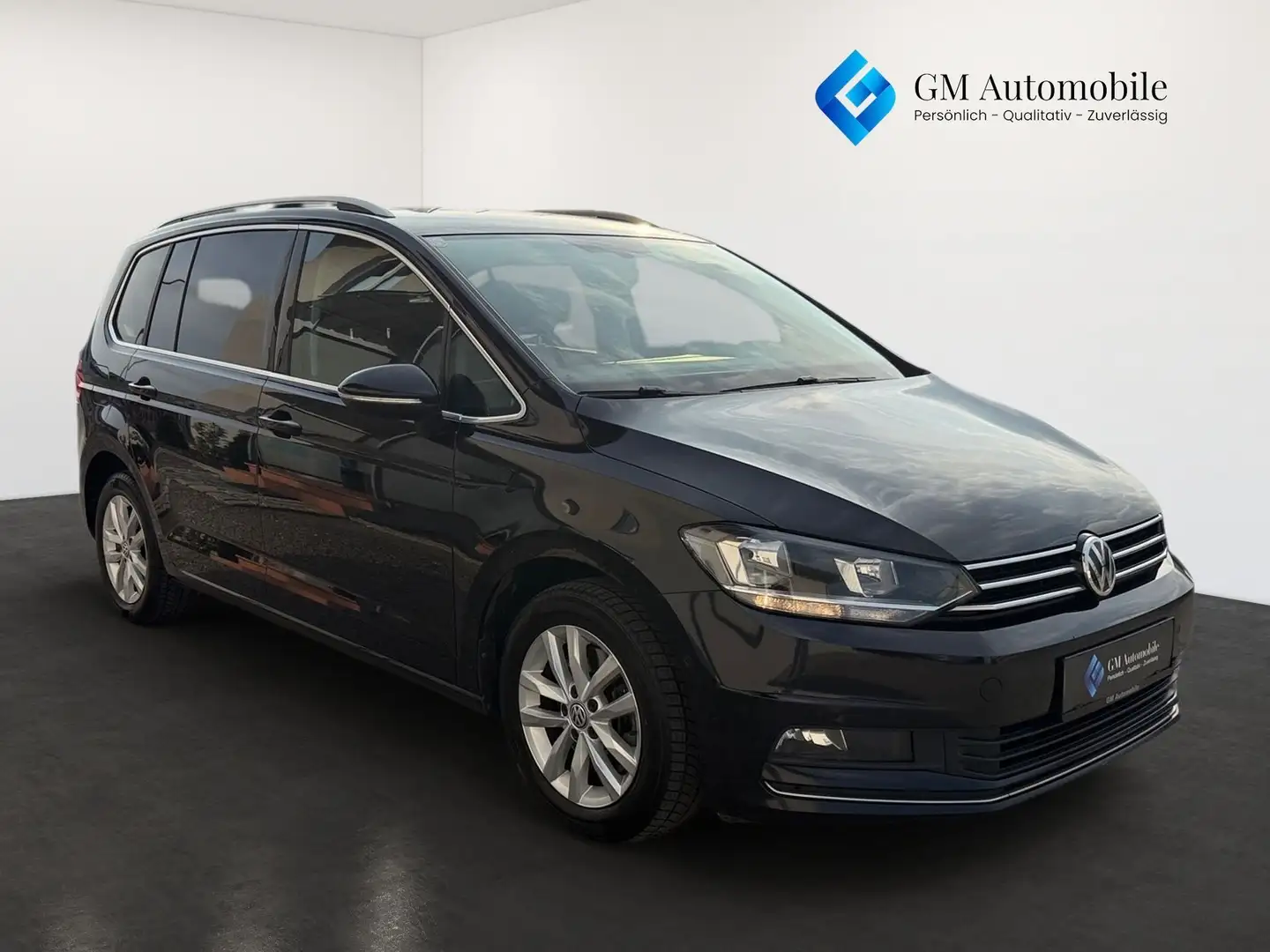 Volkswagen Touran 1.6 TDI AHK, ACC, Comf, BMT, DSG Schwarz - 2