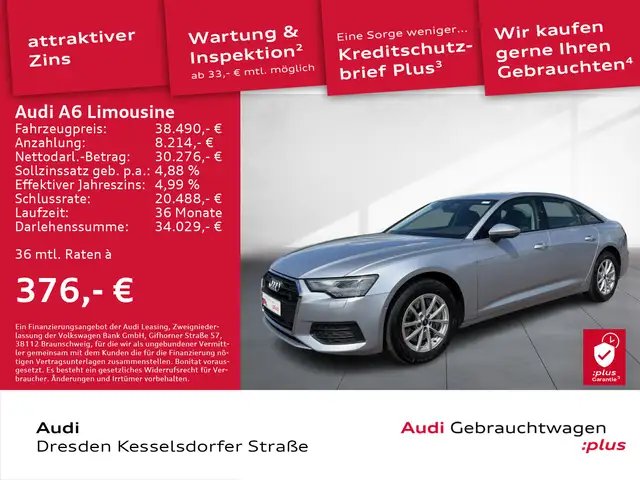 Audi A6 50 TDI Q. Navi LED AHZV PDC GRA