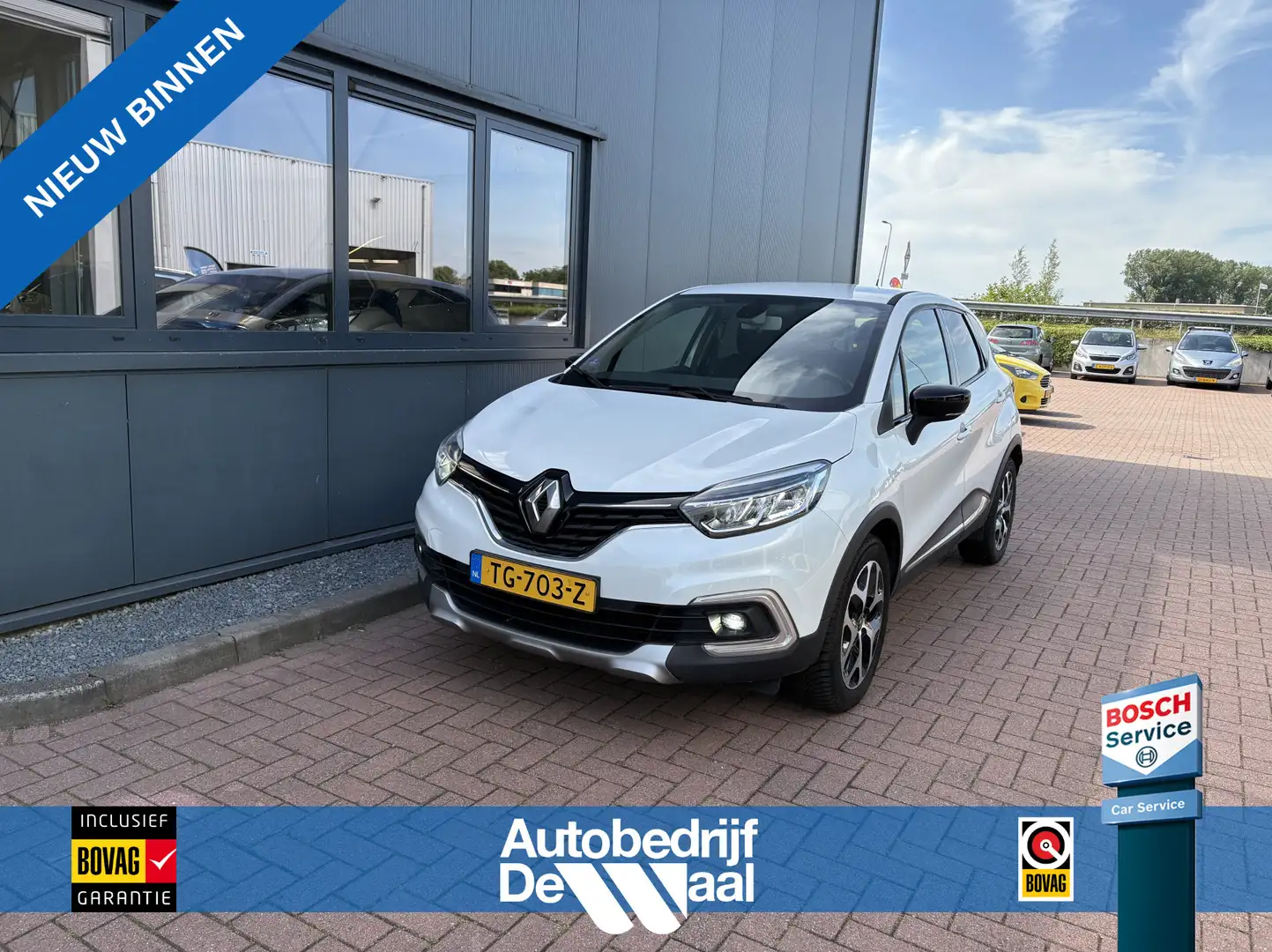 Renault Captur 0.9 TCe Intens KEYLESS/CARPLAY/NAVI/DAB/CLIMA/CRUI Wit - 1