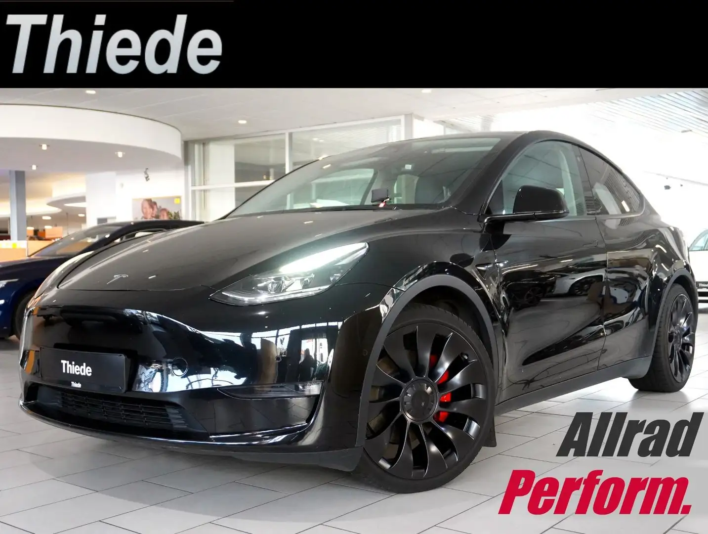 Tesla Model Y PERFORMANCE DUAL-MOTOR NAVI/LED/DAB/AHK Schwarz - 1