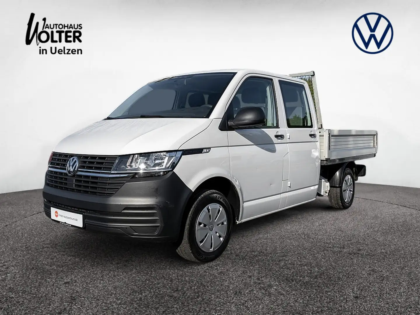 Volkswagen T6.1 Transporter Pritsche 2.0 TDI DK  AHK 6-SI Weiß - 1