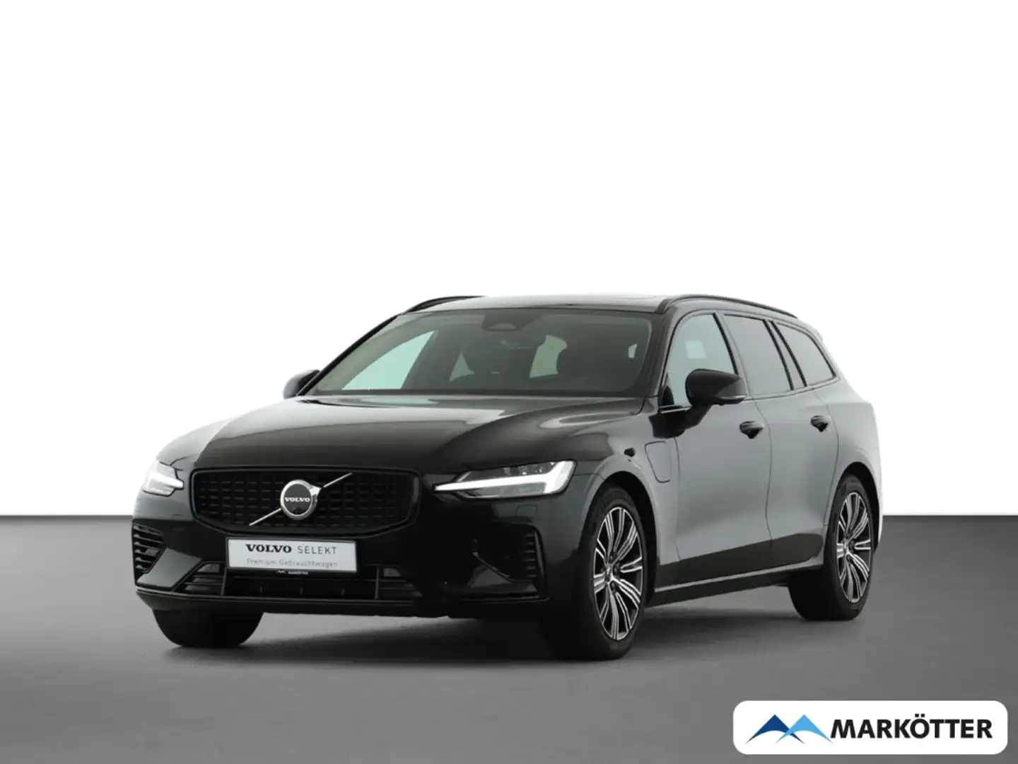 Volvo V60 T6 Plug-In Hybrid AWD Plus Dark PANO/BLIS Schwarz - 1