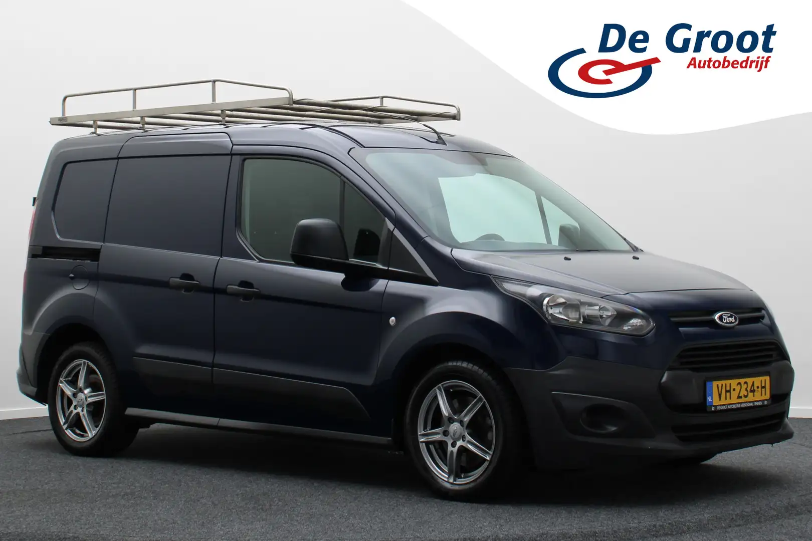 Ford Transit Connect 1.6 TDCI L1 Ambiente Airco, Bluetooth, Cruise, Imp Blauw - 1