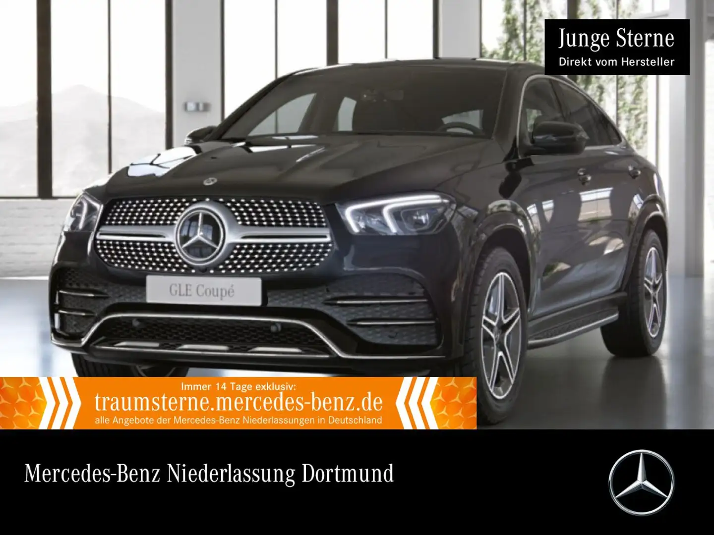 Mercedes-Benz GLE 400 d Coupé 4M AMG+EXCLUSIVE+AHK+MULTIBEAM+9G Schwarz - 1