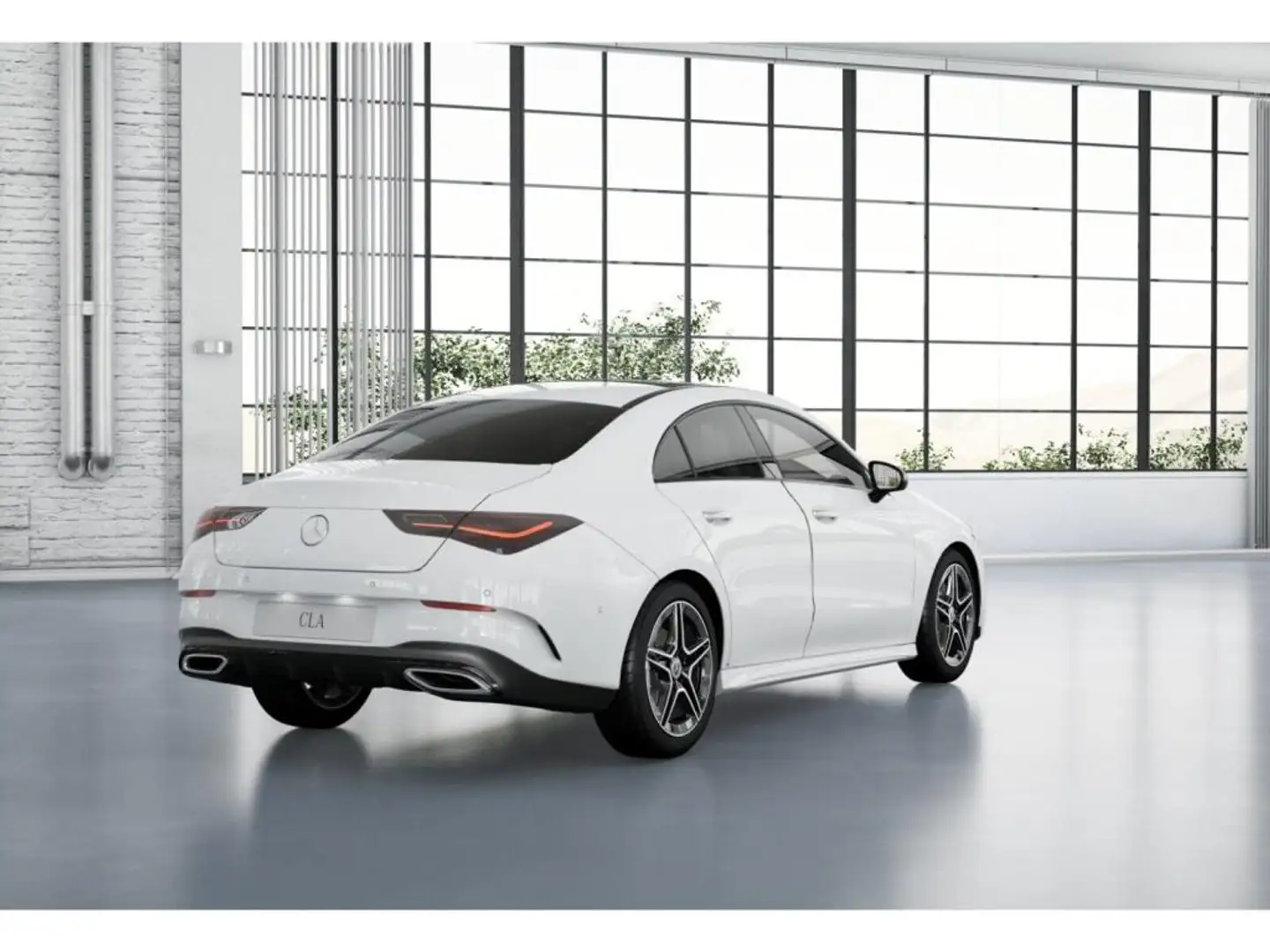 Mercedes-Benz CLA 200 Coupé AMG-Sport/LED/Cam/Pano/Night/Memo Blanc - 2