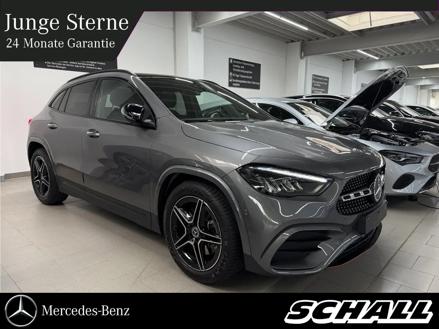 Mercedes-Benz GLA 250 AMG+NIGHT+PANO+19"AMG+KEY+KAM+TOTWINKEL Grau - 1