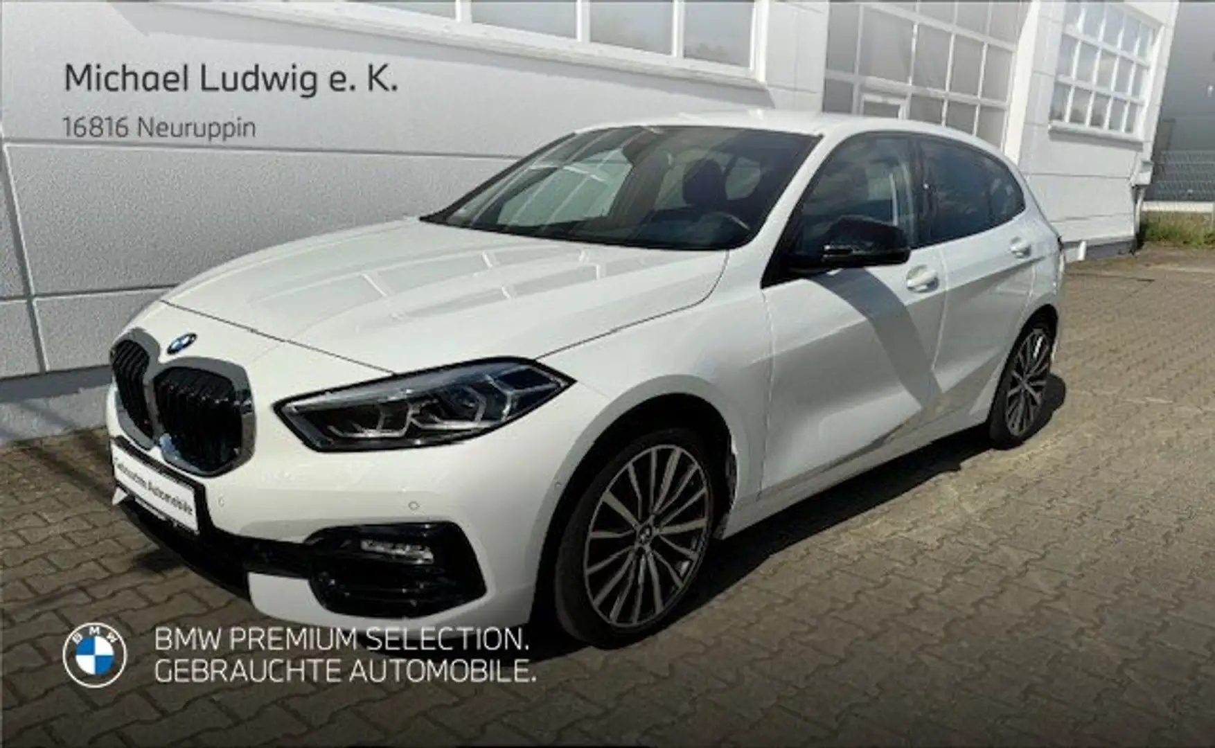 BMW 118 i Sport Line DAB LED WLAN RFK Tempomat Shz Blanco - 1