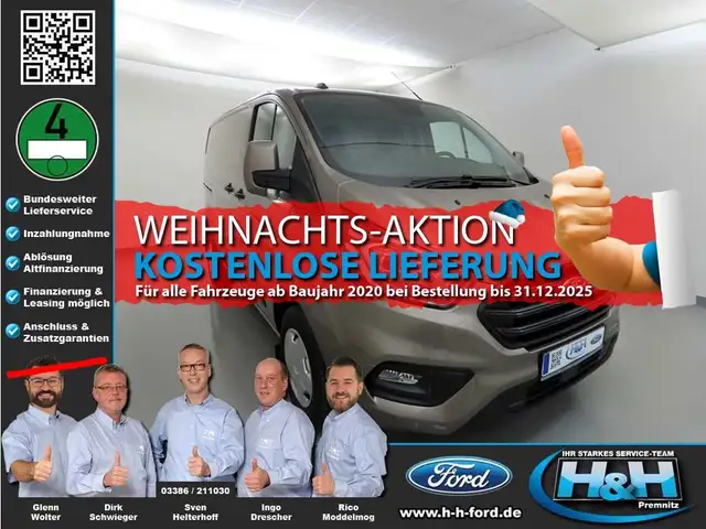 Ford Transit Custom 2.0 280 L1 Trend AHK+Kamera