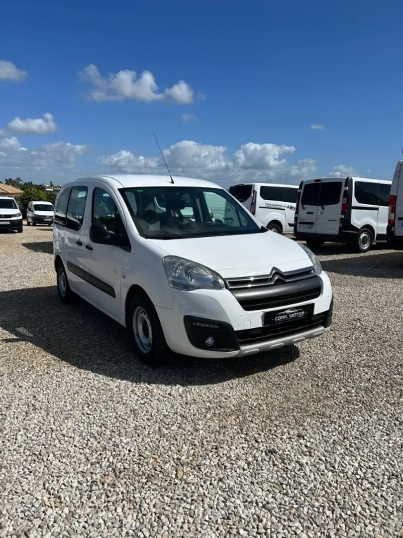 Citroen Berlingo Multispace 1.6BlueHDi Live 75 Blanc - 1